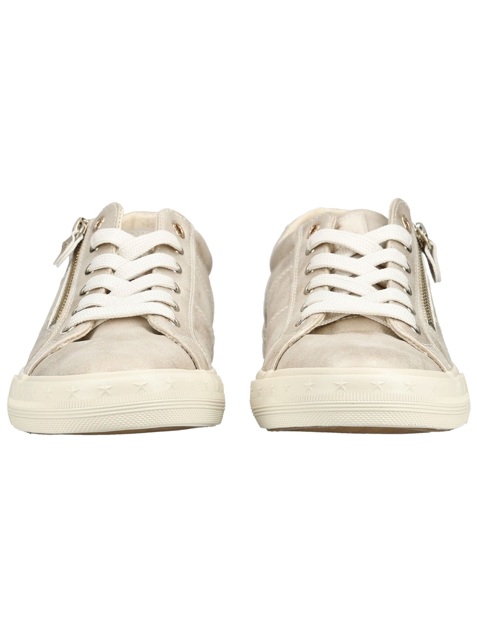 Sneaker MUSTANG SHOES "Mustang Shoes Sneaker Lederimitat", Herren, Gr. 39, cream, Lederimitat, Schuhe Sneaker 5