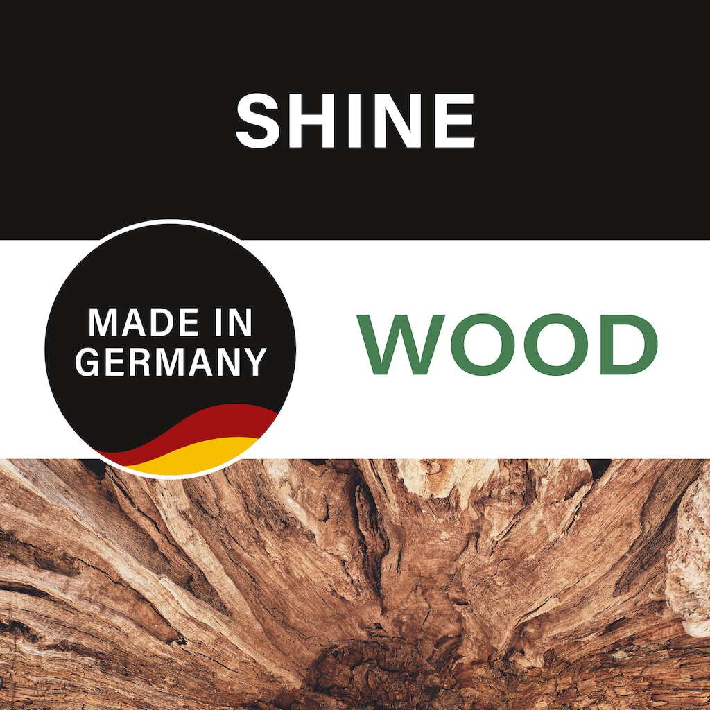 FISCHER & HONSEL Stehlampe »SHINE-WOOD«, 3 flammig-flammig