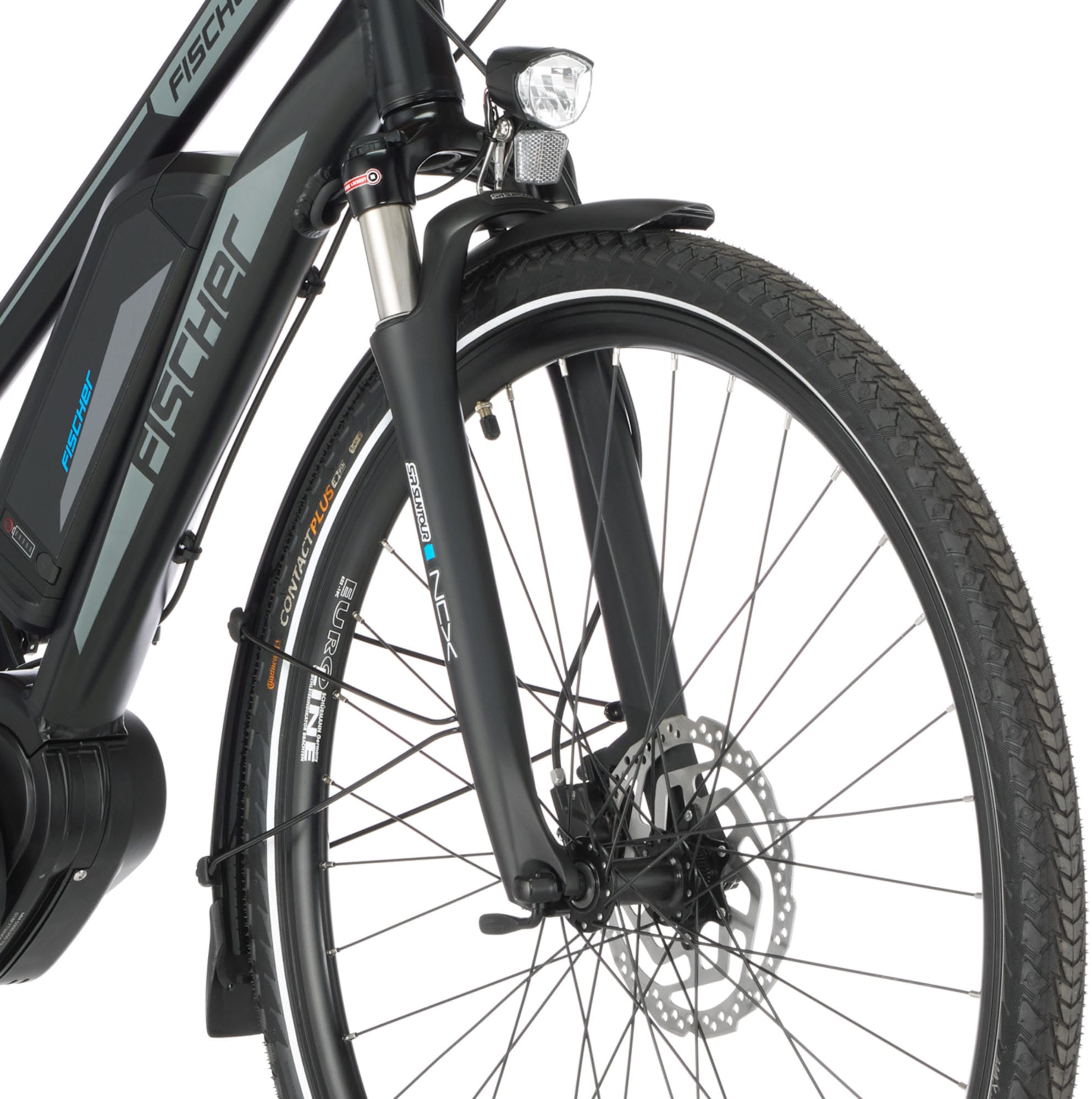 FISCHER Fahrrad E-Bike »VIATOR 1861.1 557«, 9 Gang, Shimano, XT, Mittelmotor 557 W, (mit Akku-Ladegerät-mit Werkzeug)