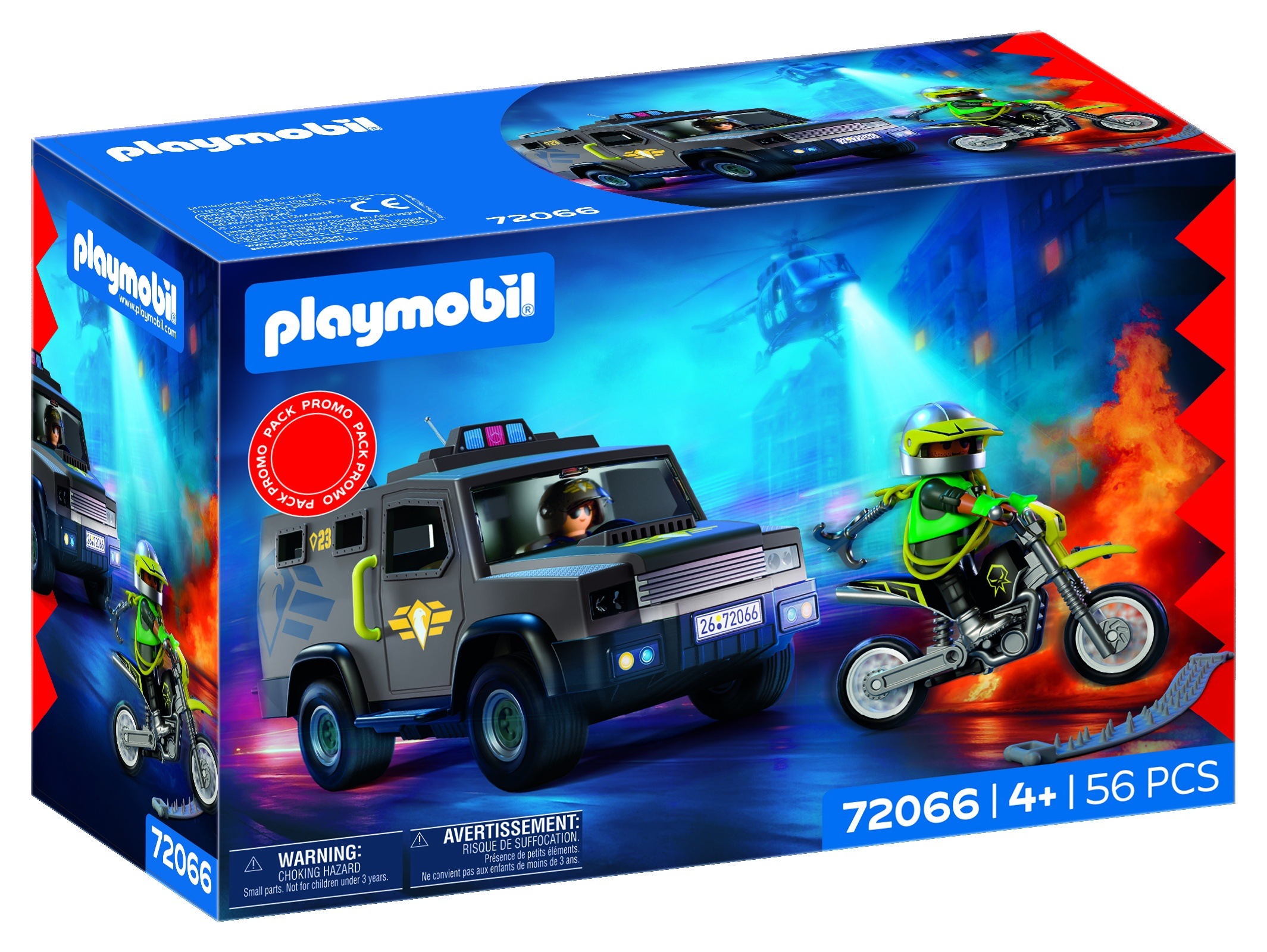 Playmobil® Konstruktions-Spielset »SWAT-Einsatzfahrzeug (72066), City Action« Made in Europe