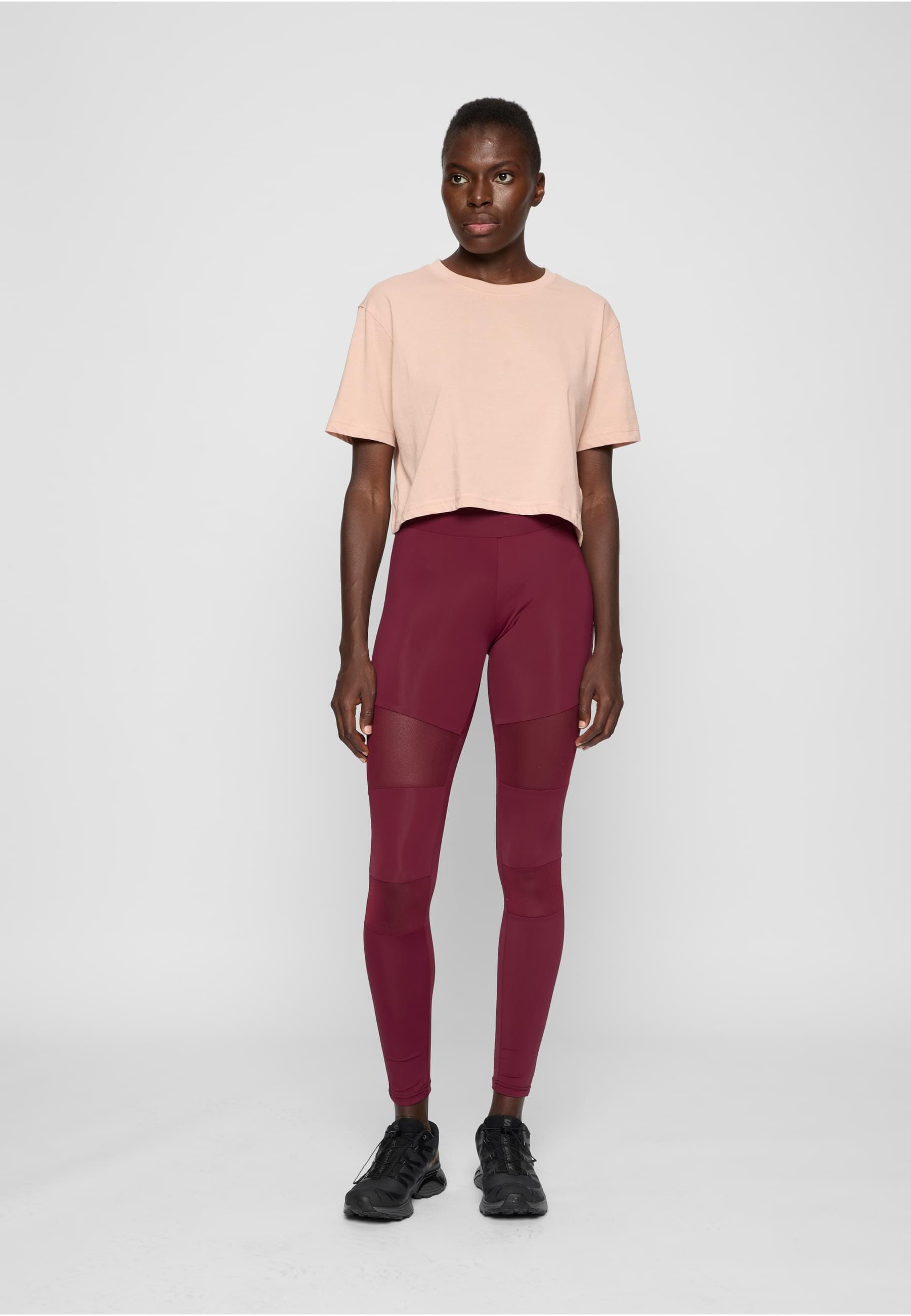 URBAN CLASSICS Leggings »Urban Classics Damen Ladies Tech Mesh Leggings 2-Pack«, (1 tlg.)