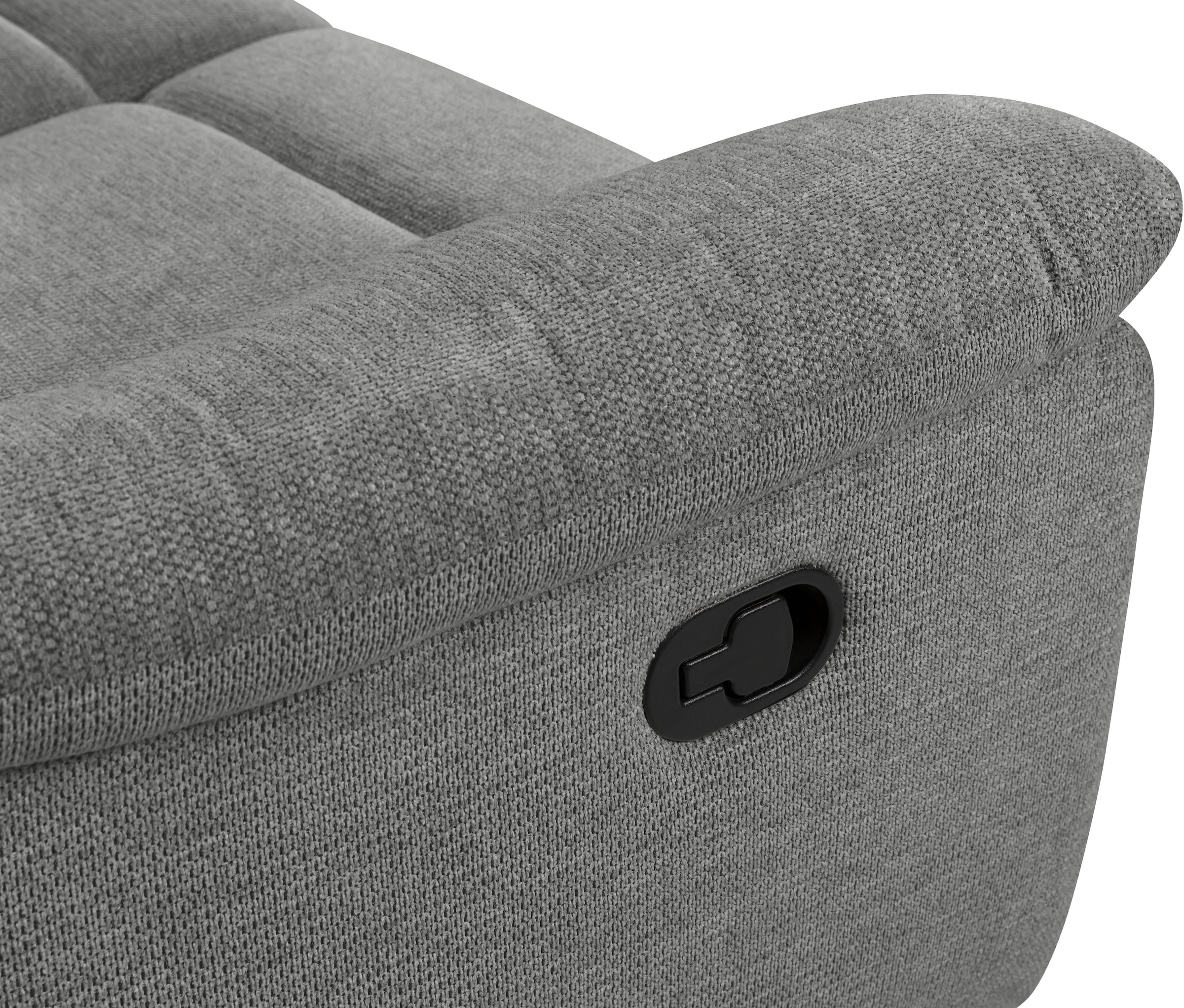 Home affaire 3-Sitzer, 105°-150° Relax- und Liegeposition, Federkernpolsterung