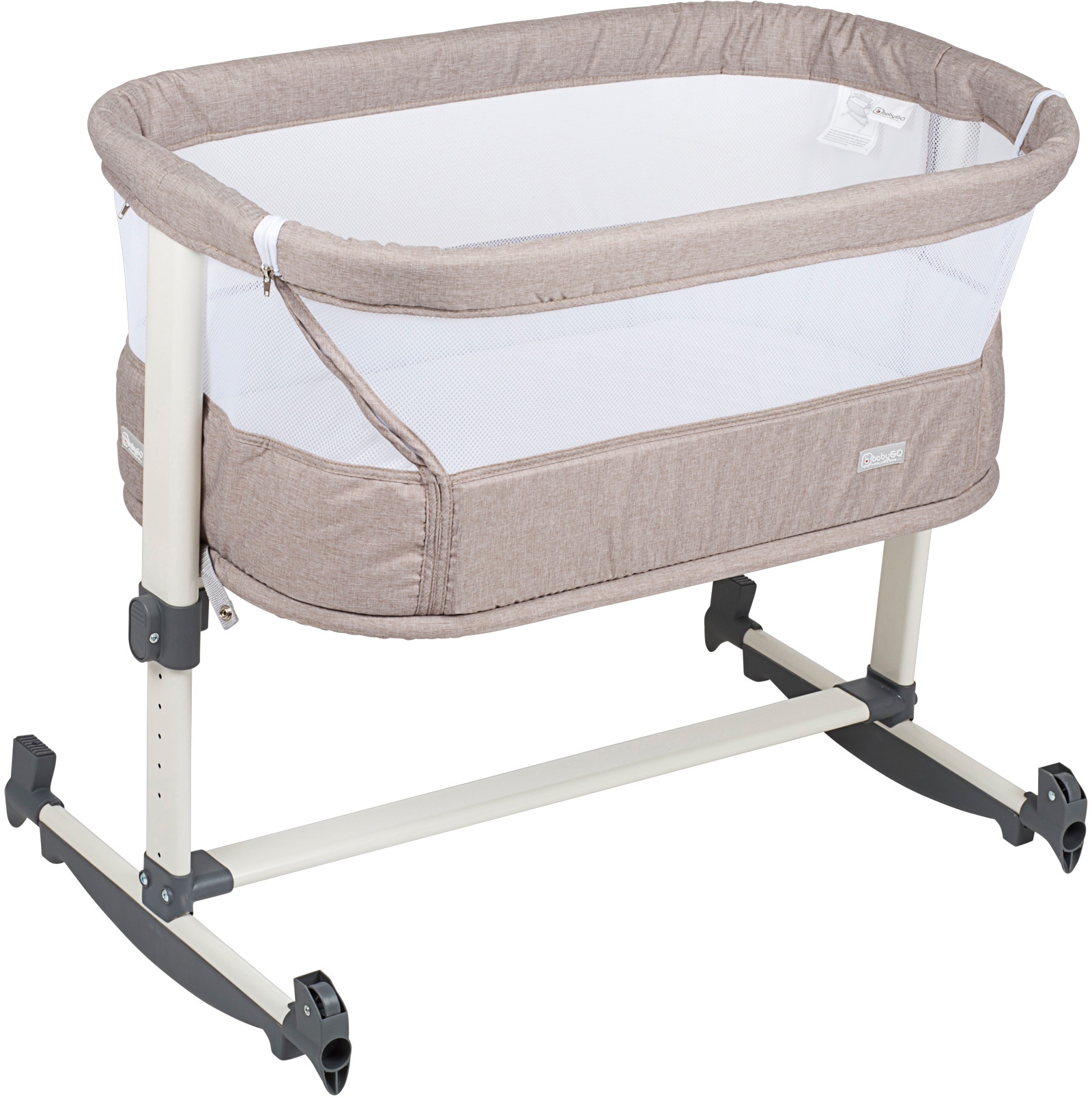 BabyGo Beistellbett »Vivaldi, beige«