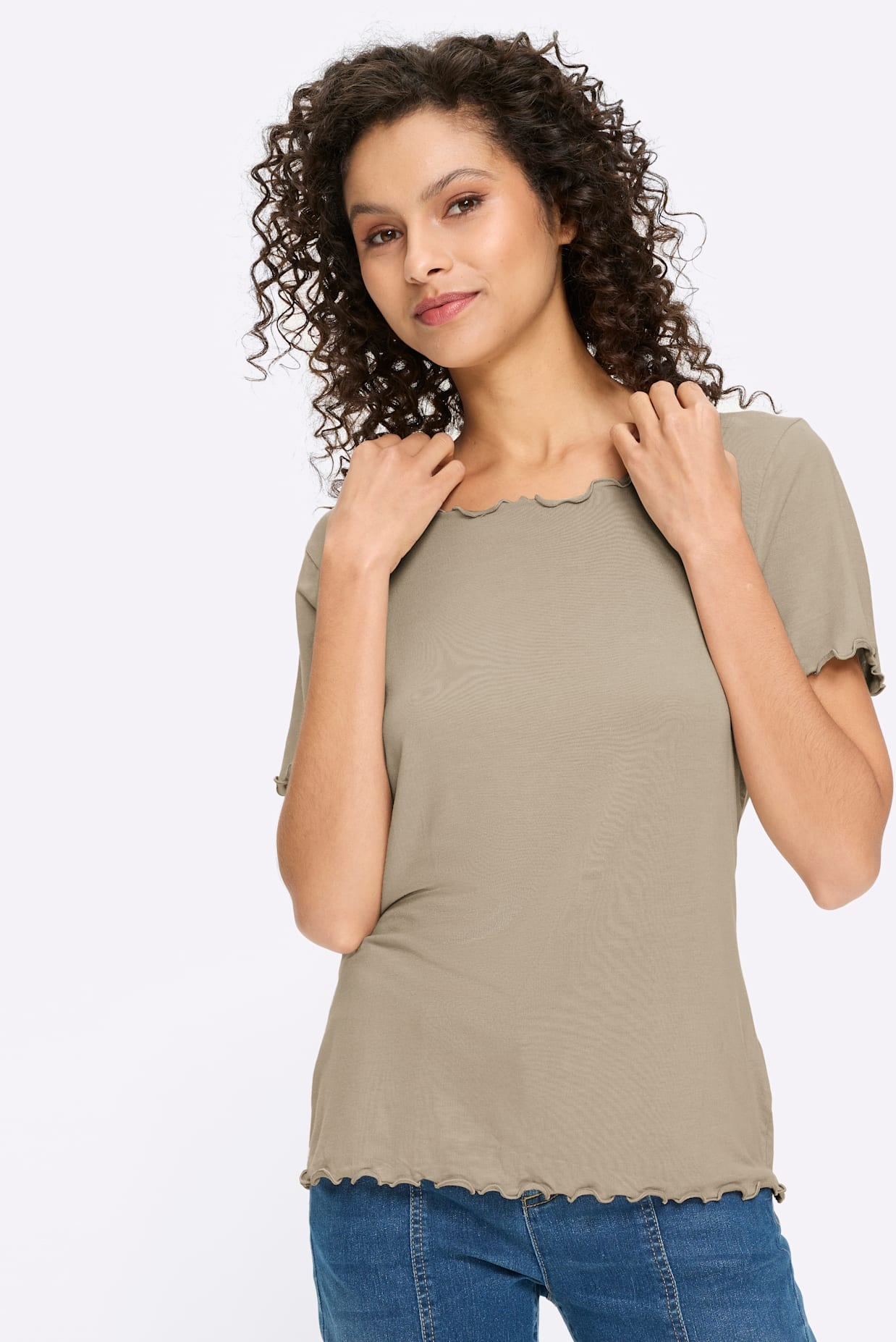 heine T-Shirt »Doppelpack Shirts« 2 tlg.