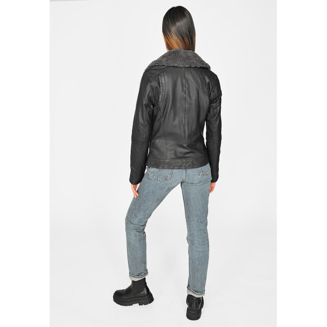 MUSTANG Lederjacke »3102136« für kaufen | BAUR