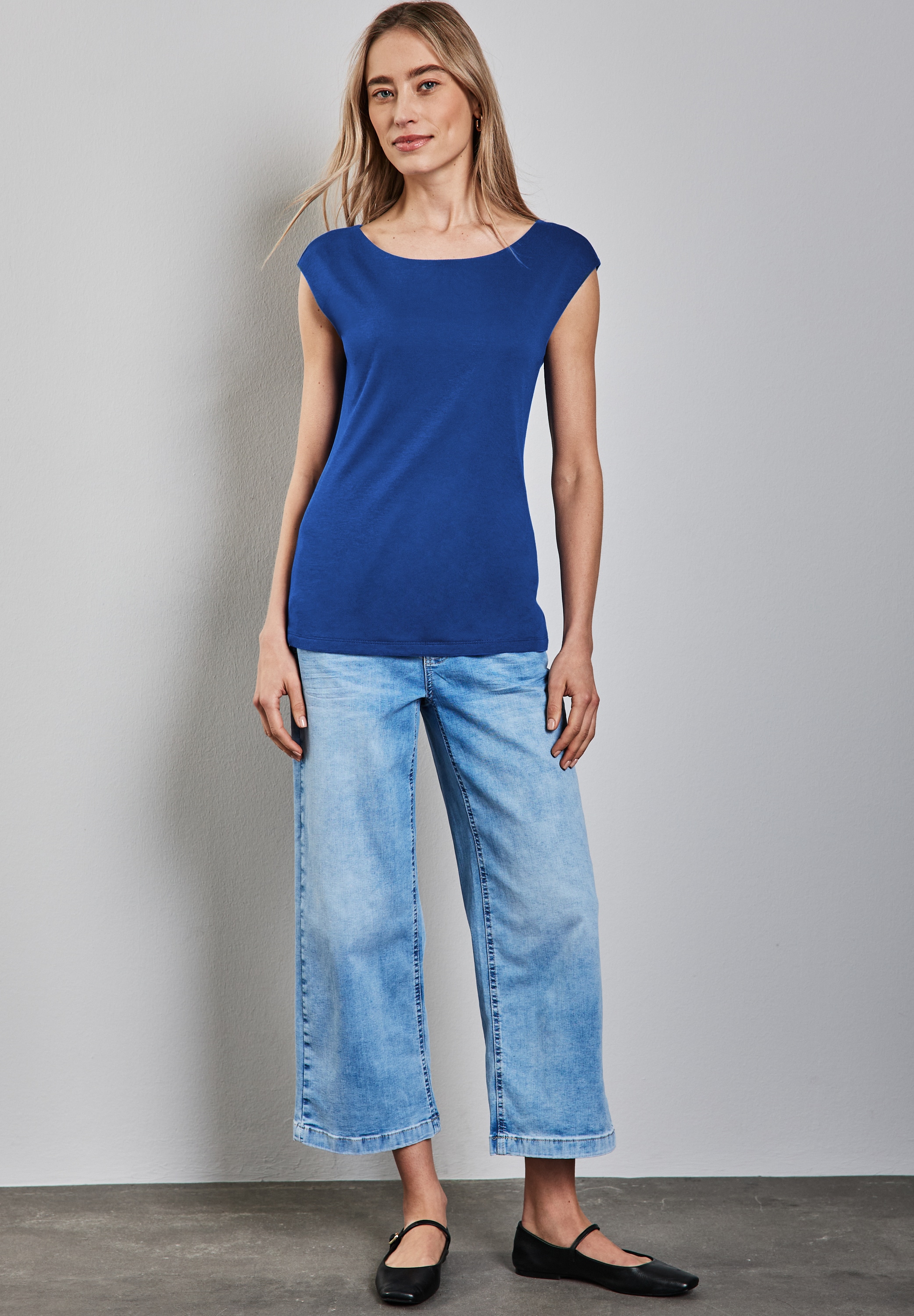STREET ONE T-Shirt, im soften Baumwoll-Mix
