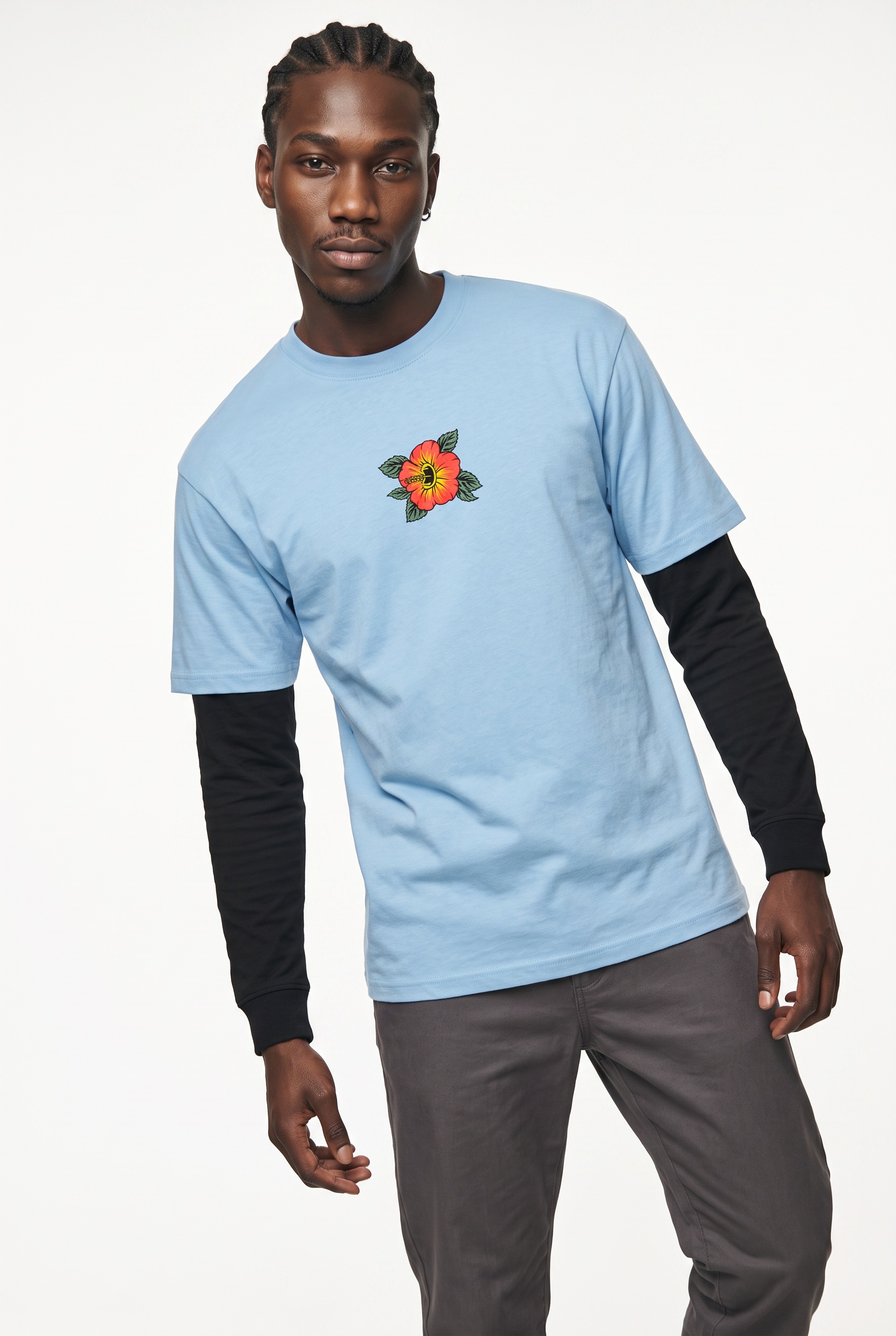 Santa Cruz T-Shirt "SCREAMING HIBISCUS FRONT T-SHIRT"