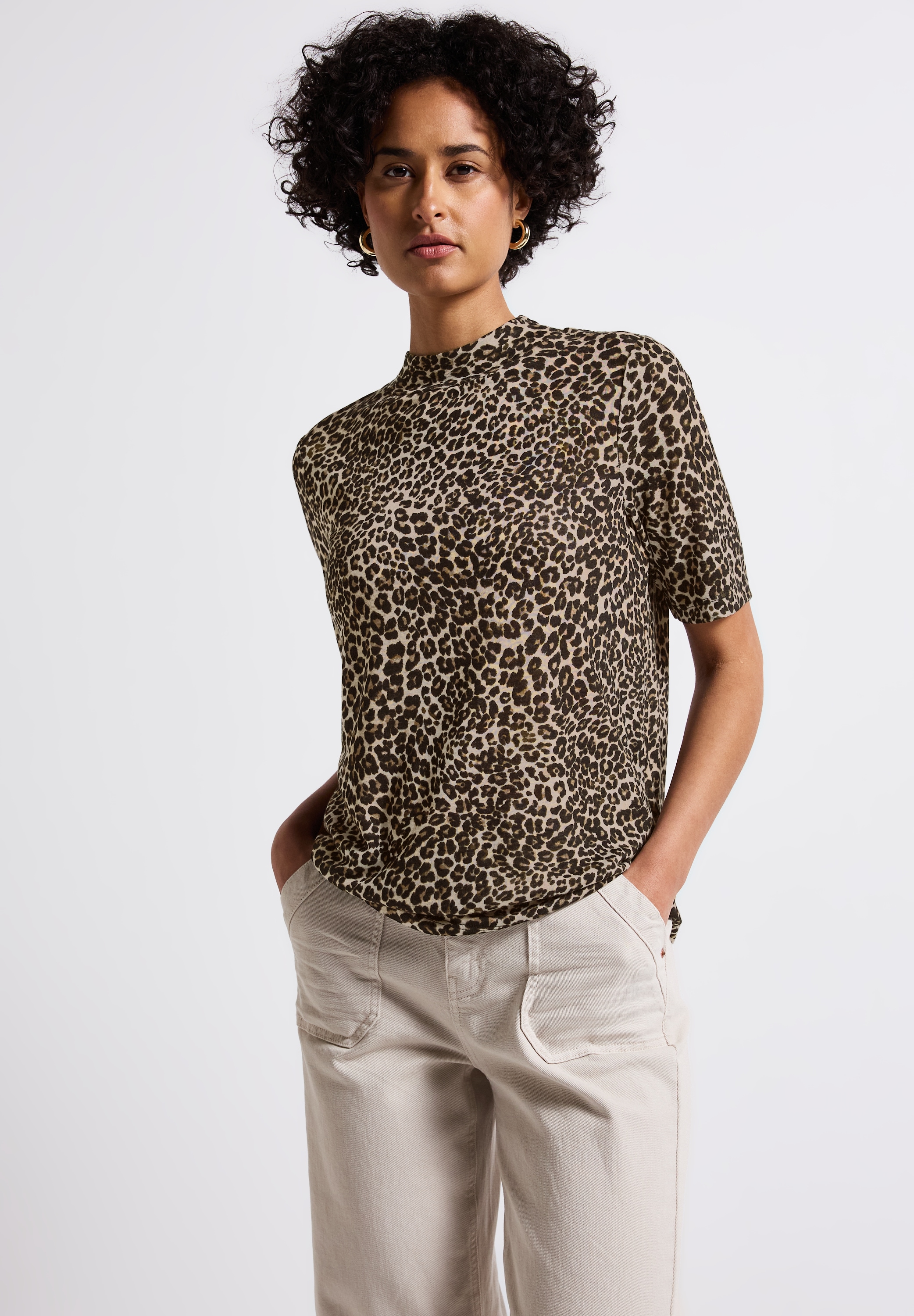 STREET ONE Print-Shirt, aus strecthigem Viskosematerial günstig online kaufen