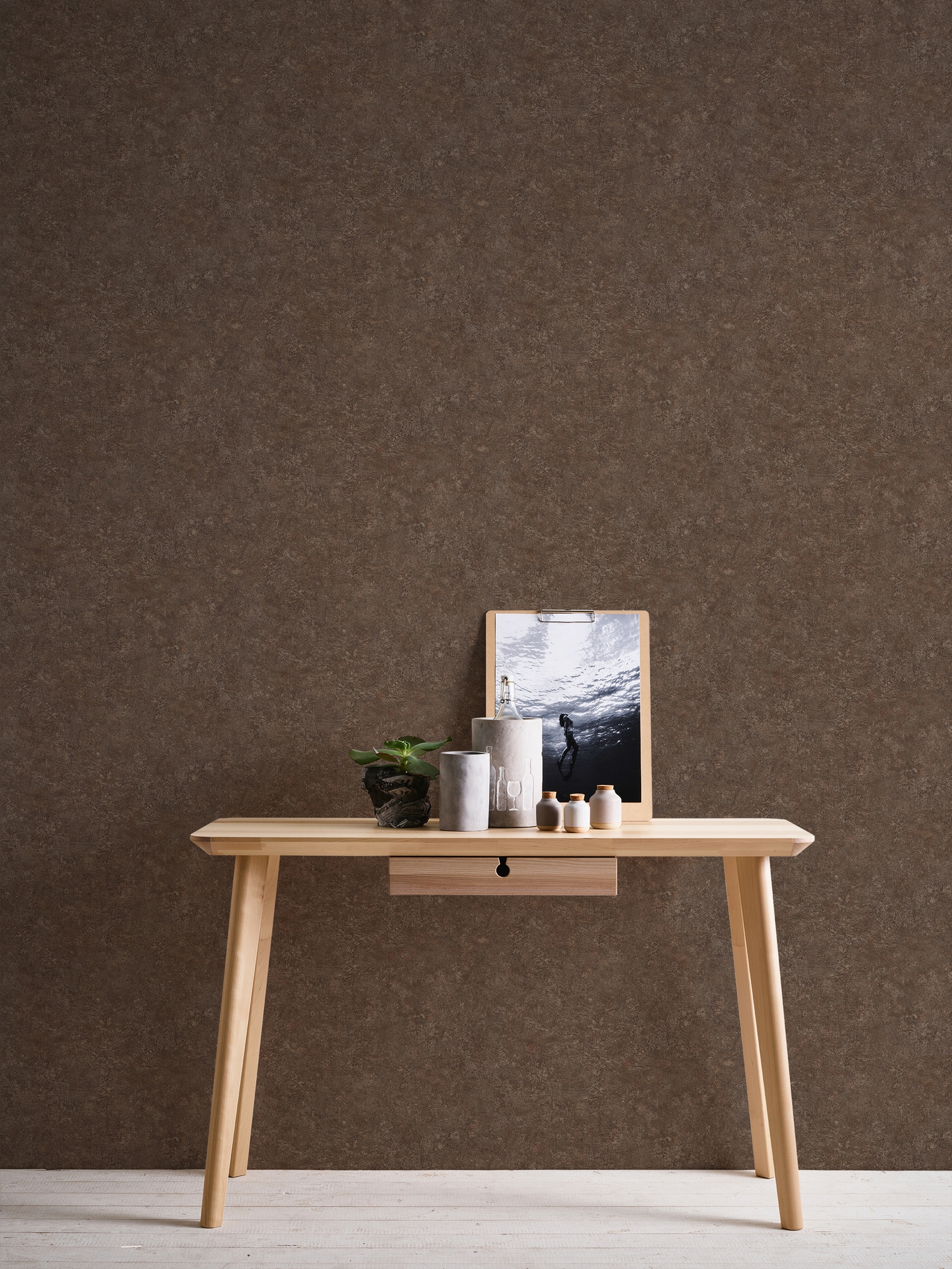 living walls Vliestapete »Industrial«, einfarbig-unifarben-uni, Uni Tapete einfarbig Tapeten Wohnzimmer Schlafzimmer Küche modern Büro