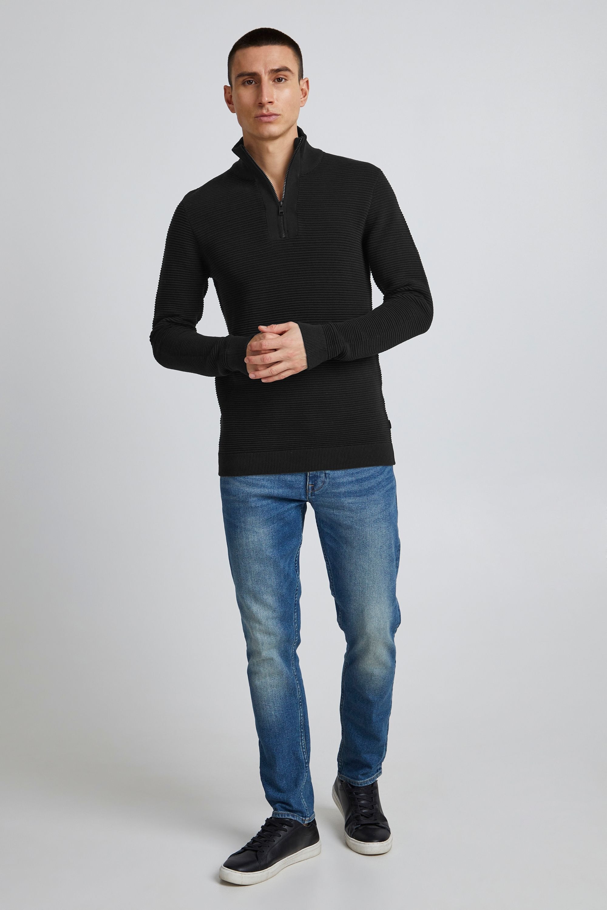 Thumbnail - Solid Strickpullover "Strickjacke SDNick"