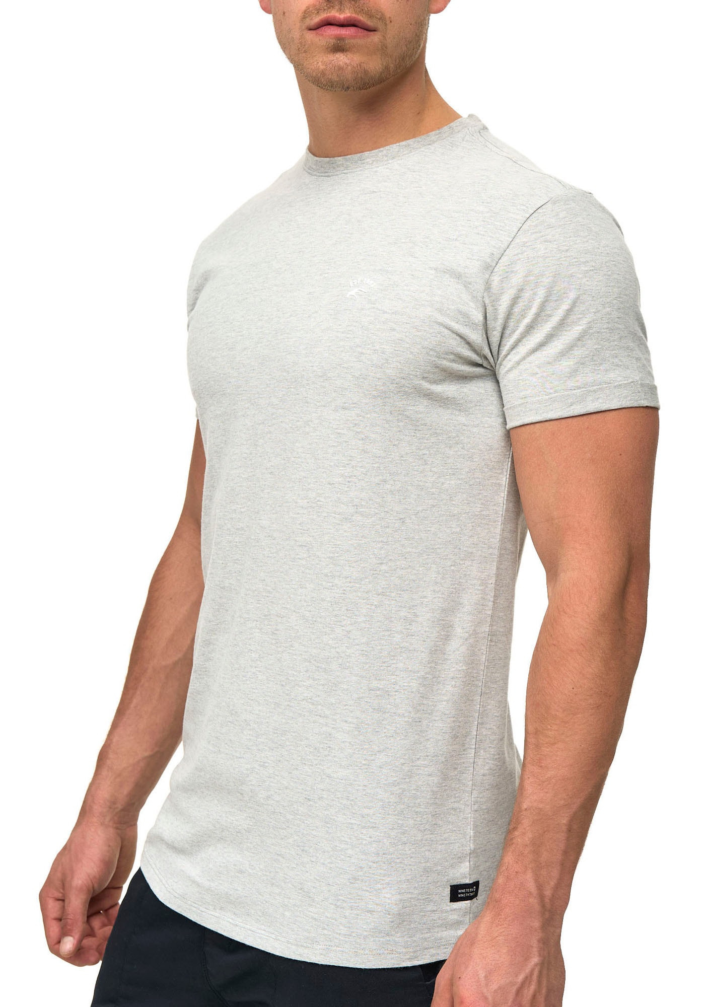 Indicode Rundhalsshirt "INKloge" günstig online kaufen