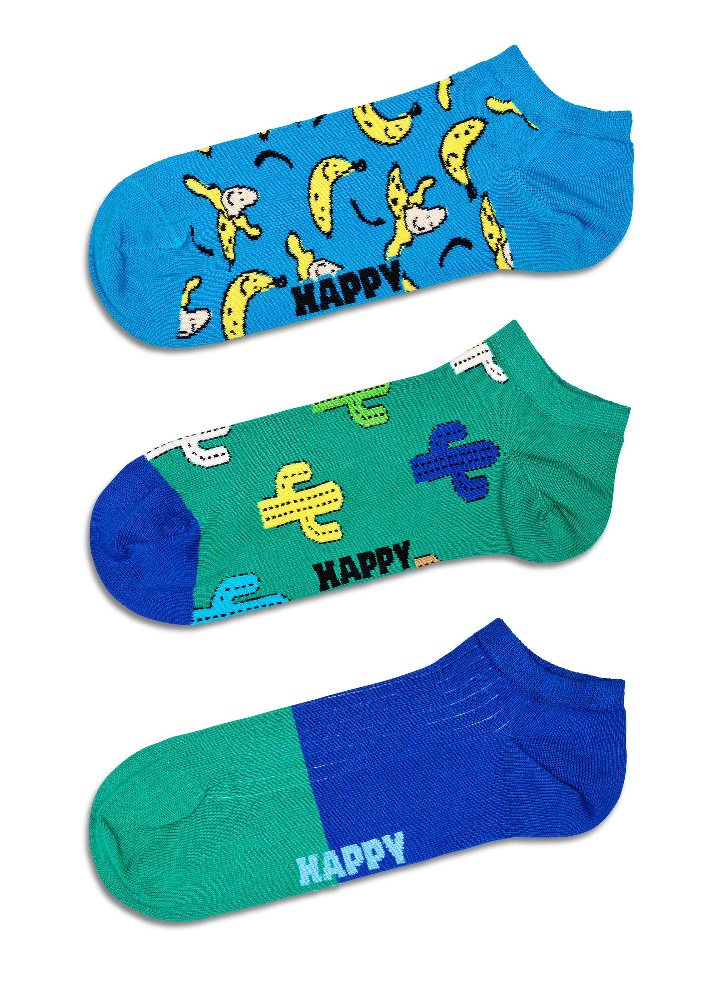 Happy Socks  Sneakersocken (Set 3 poros)