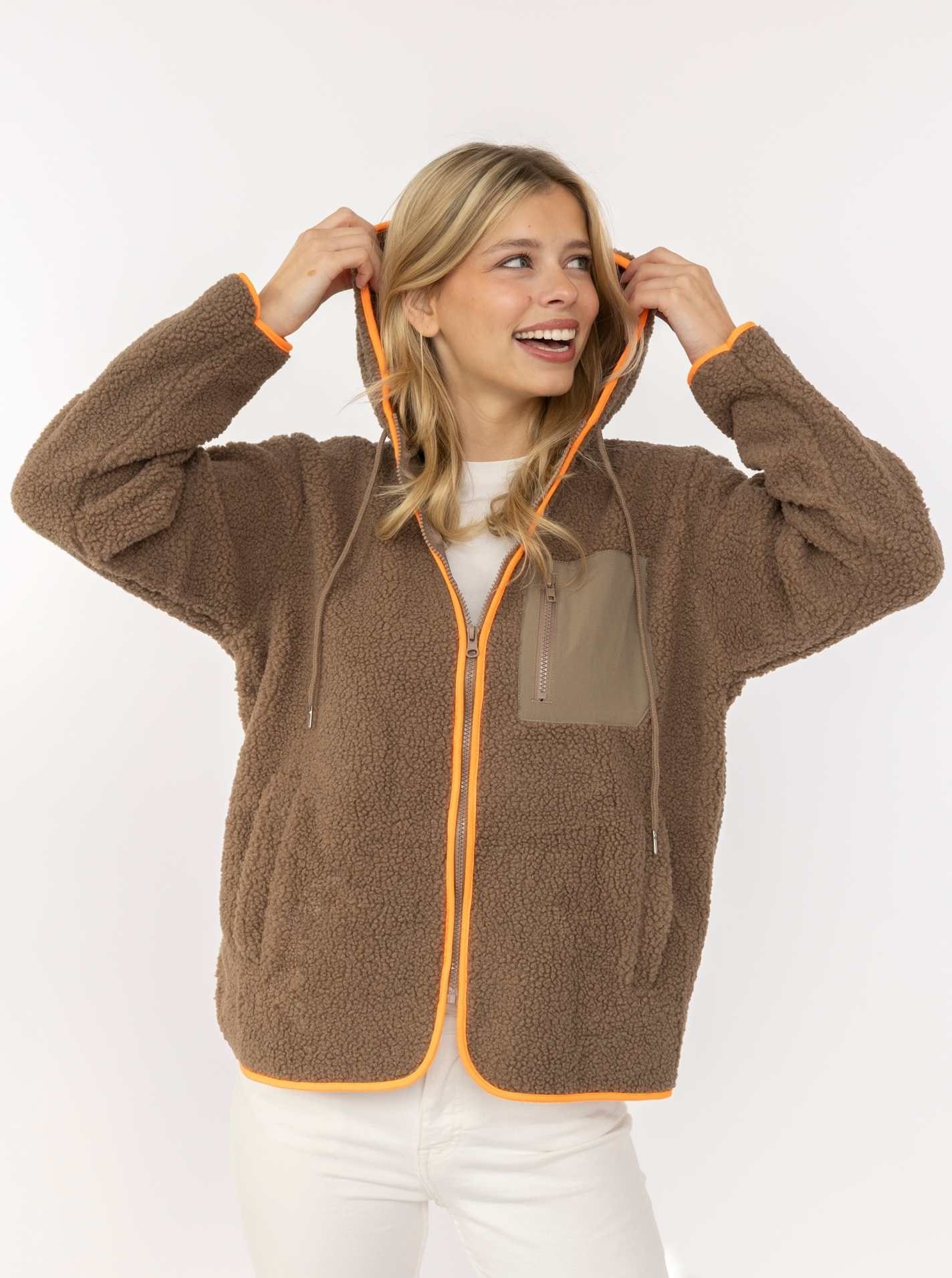 Zwillingsherz Kapuzensweatjacke ""Classic"" kuschelig weich, mit Taschen, K günstig online kaufen