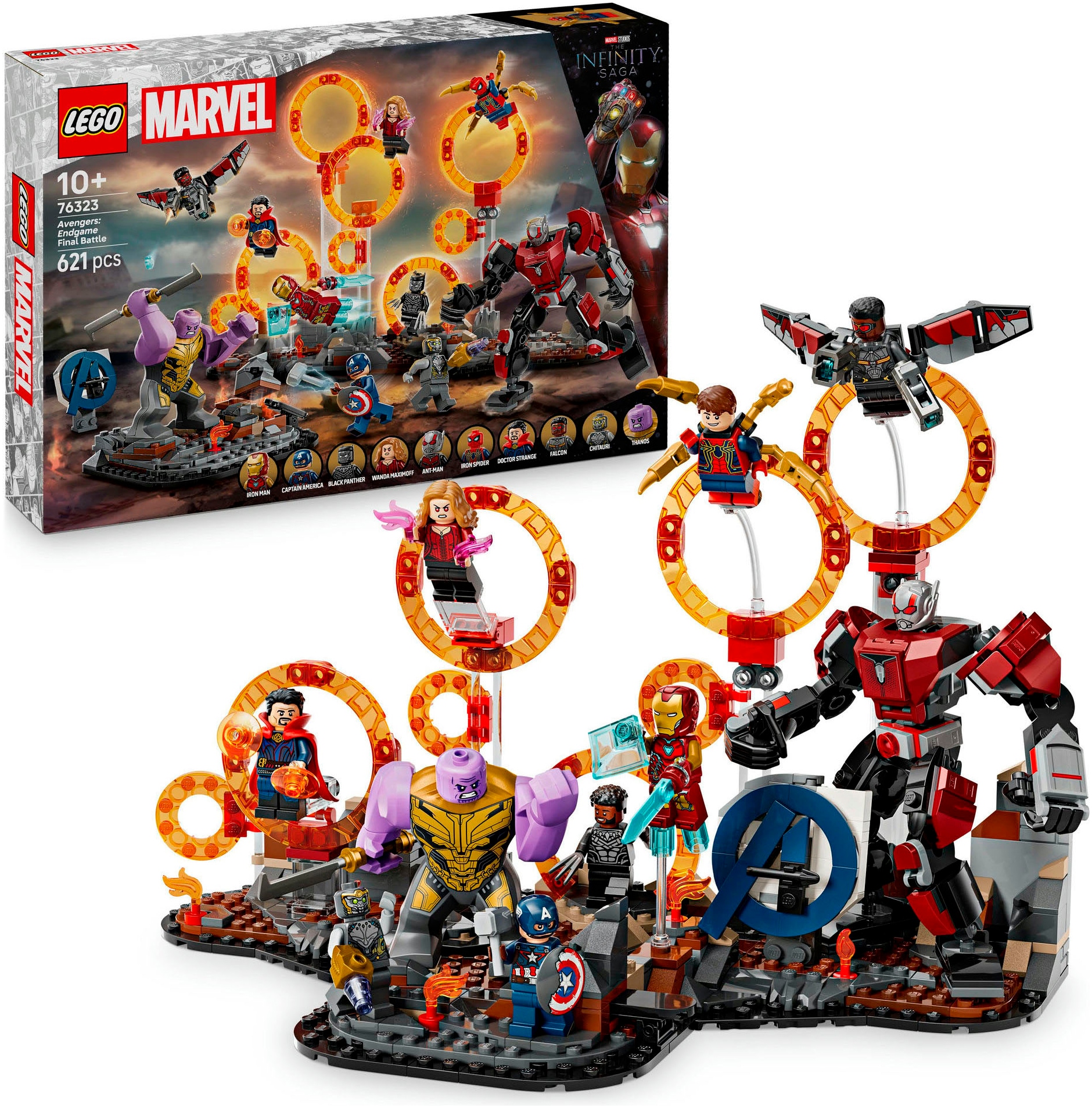LEGO Kinder Konstruktionsspielsteine "Avengers: Endgame Letzter Showdown (76323), LEGO Super Heroes", bunt, Kunststoff, Spielbausteine, Made in Europe