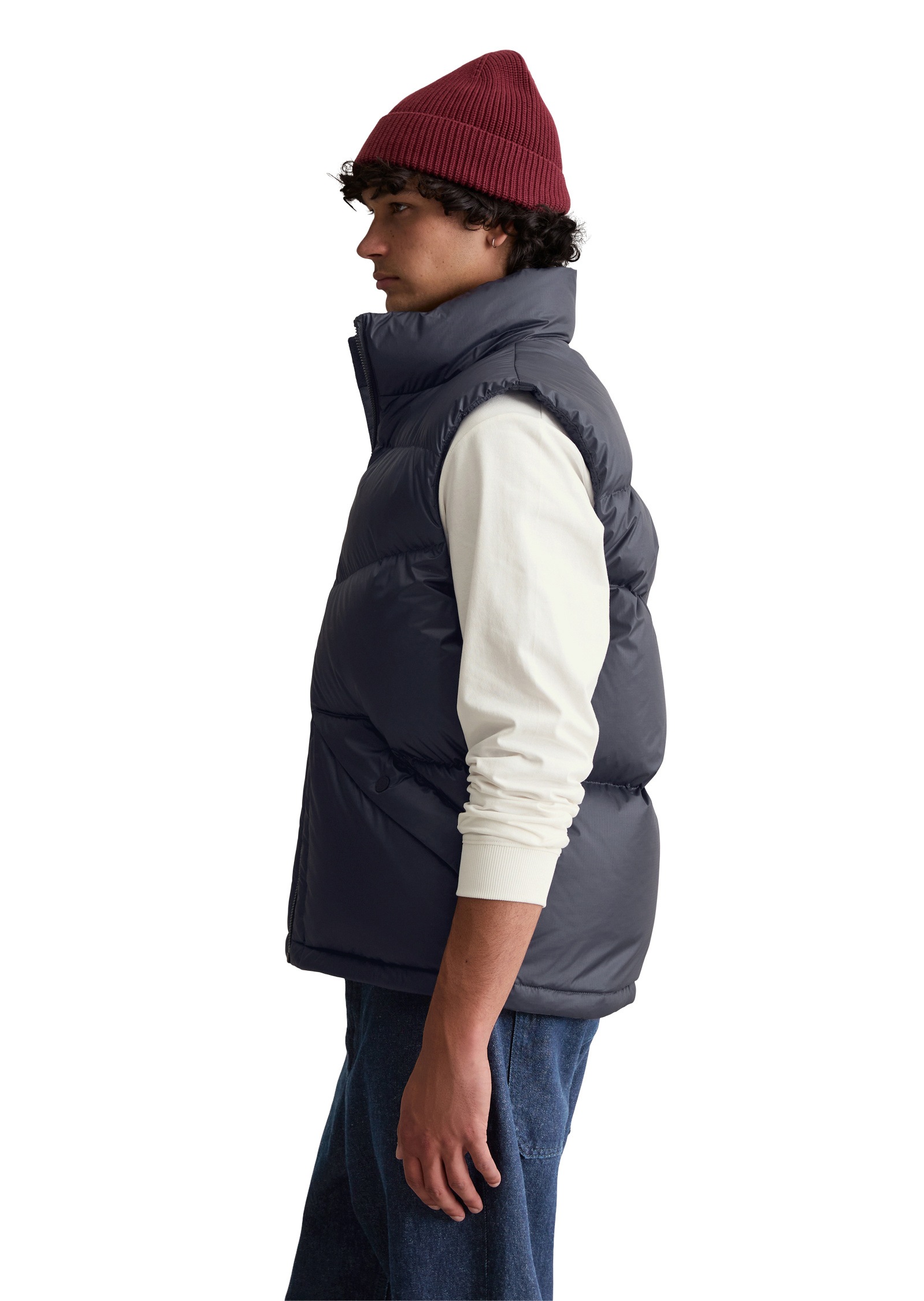 Marc O'Polo DENIM Steppweste »aus wasserabweisendem Performance Polyester«