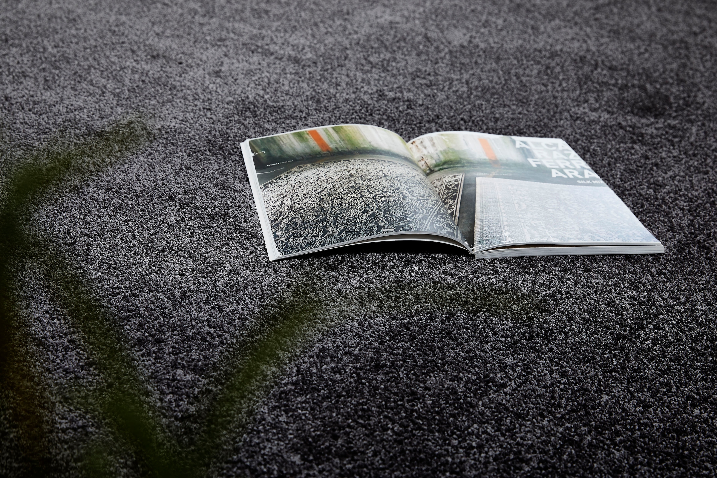 Andiamo Teppichboden "Portland, Velours, Gesamthöhe 11 mm, Made in Netherlands" rechteckig Uni Farben, Breite 400 cm, Wohnzimmer, strapazierfähig, pflegeleicht