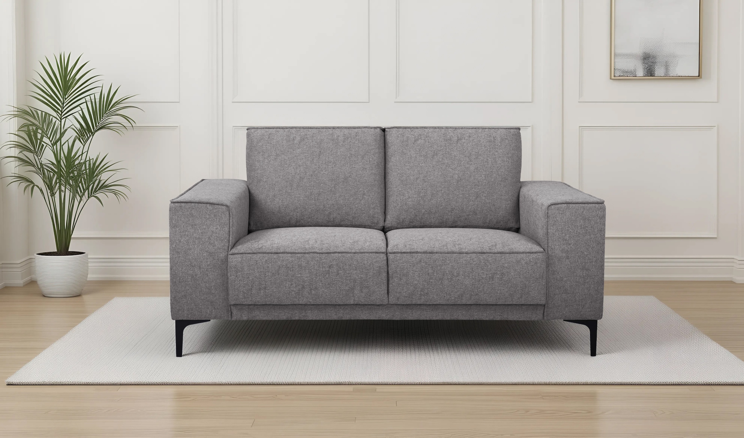 OTTO home 2-Sitzer "Kompaktsofa Oland, Struktur, Flachgewebe, Luxus-Microfa günstig online kaufen