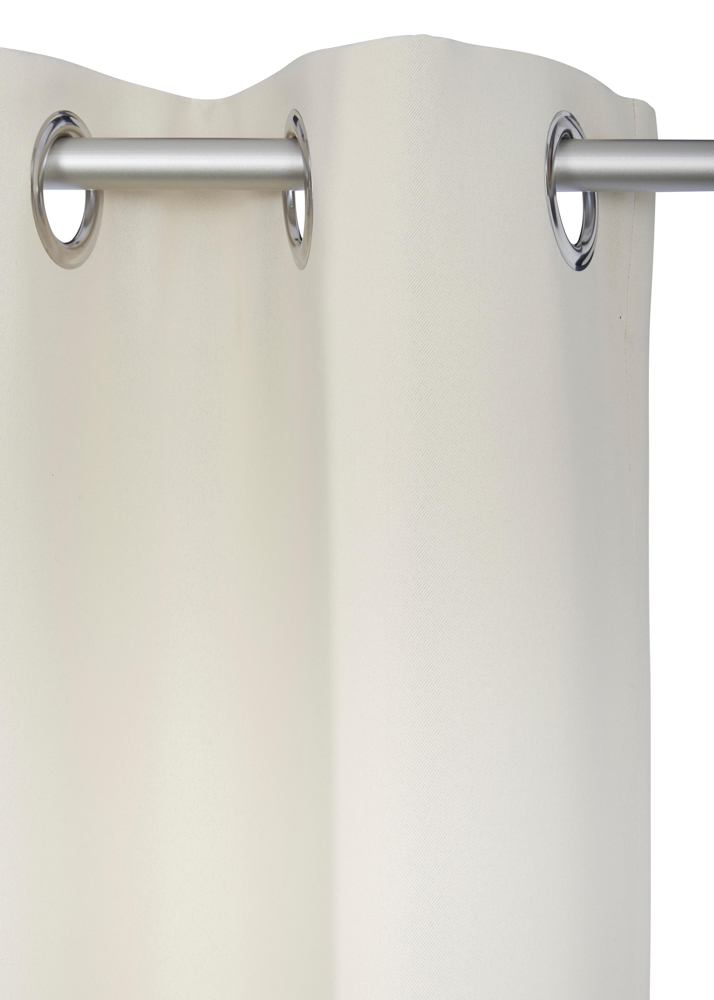 my home Gardine »SOLA« Ösen 1 Stk. tlg. Schal einfarbig, Verdunkelung, 1er oder 2er Set Gardinen