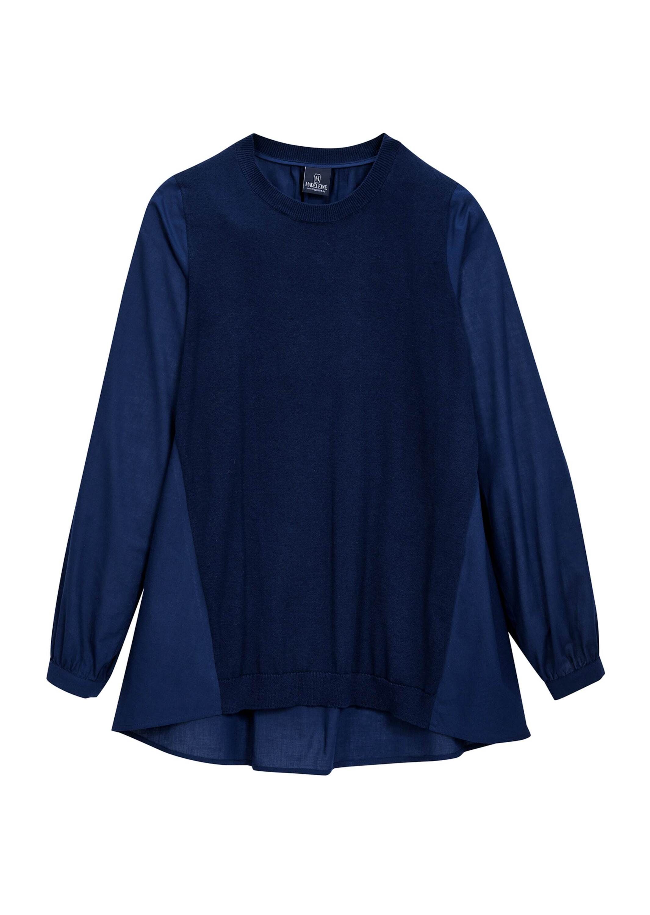 MADELEINE Longpullover "Pullover Legerer Pullover in raffiniertem Material- günstig online kaufen