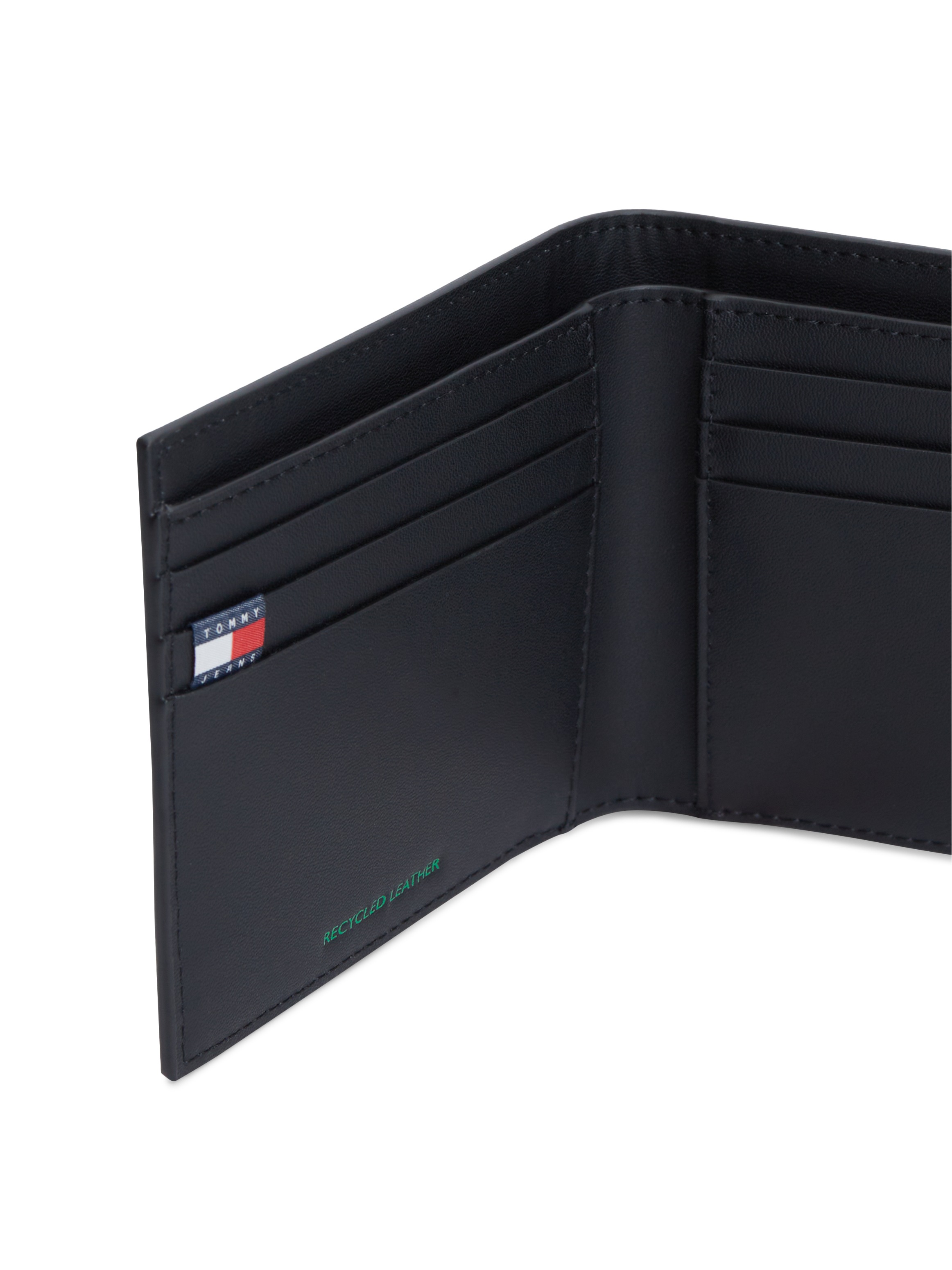 Tommy Jeans Geldbörse »TJM HERITAGE LEATHER CC WALLET« Unisex Geldbeutel, Portemonnaie mit Logo-Aufnäher
