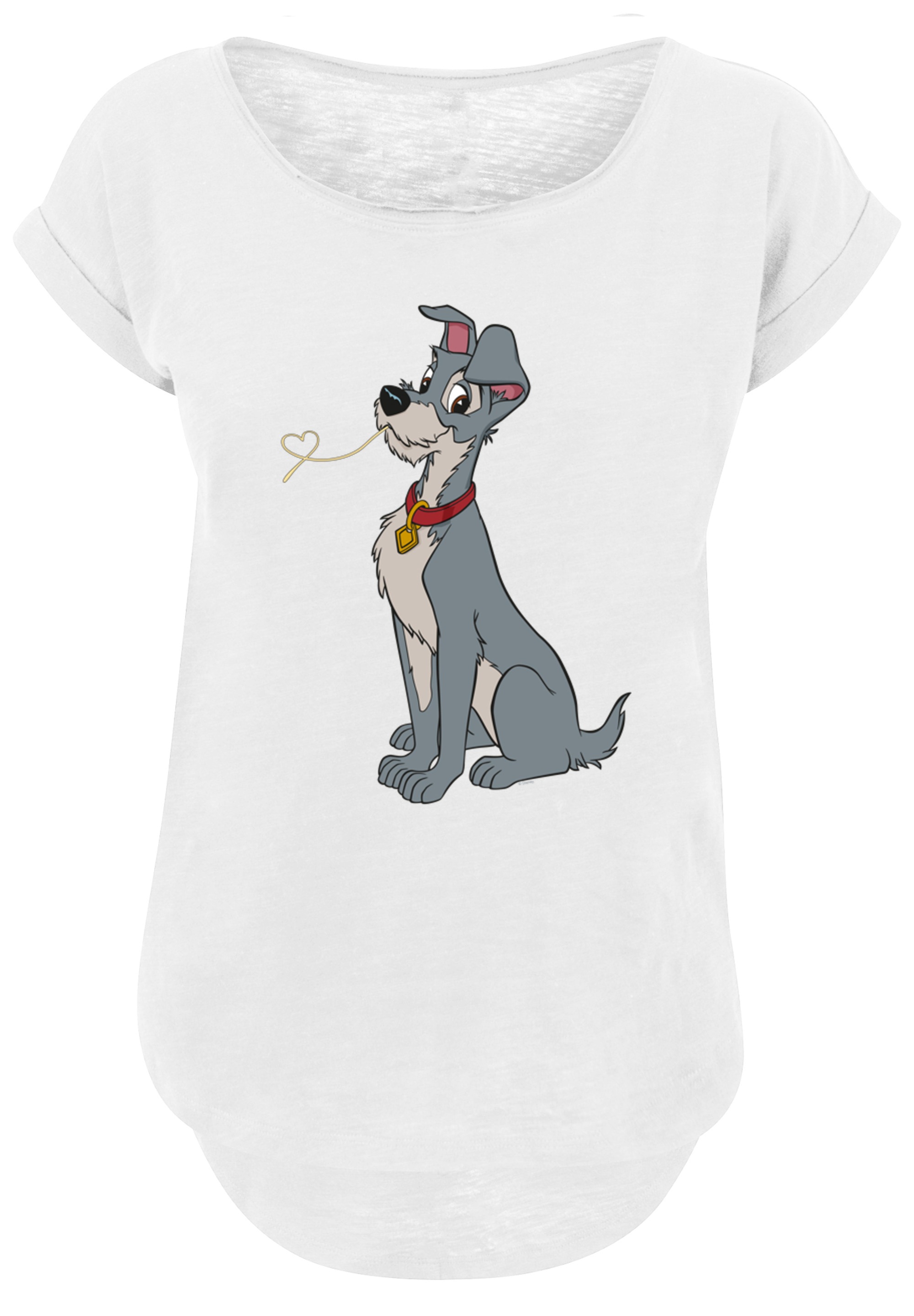 F4NT4STIC T-Shirt »Susi und Strolch Spaghetti Heart« Print