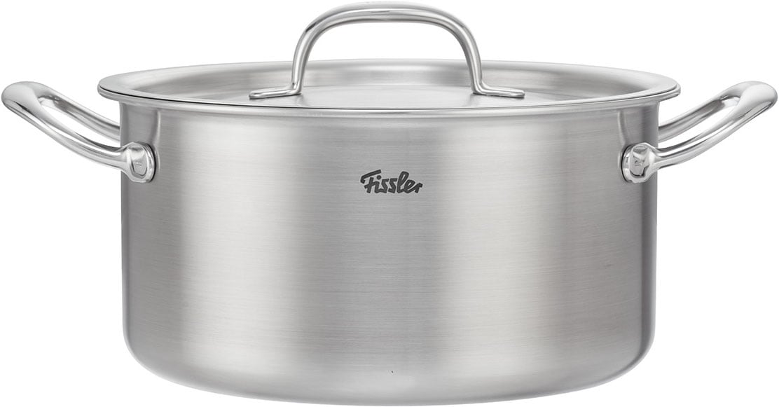 Fissler Kochtopf "M5 Pro-Ply Kochtopf 24 cm mit Metalldeckel" 1 tlg. Edelstahl 18/10