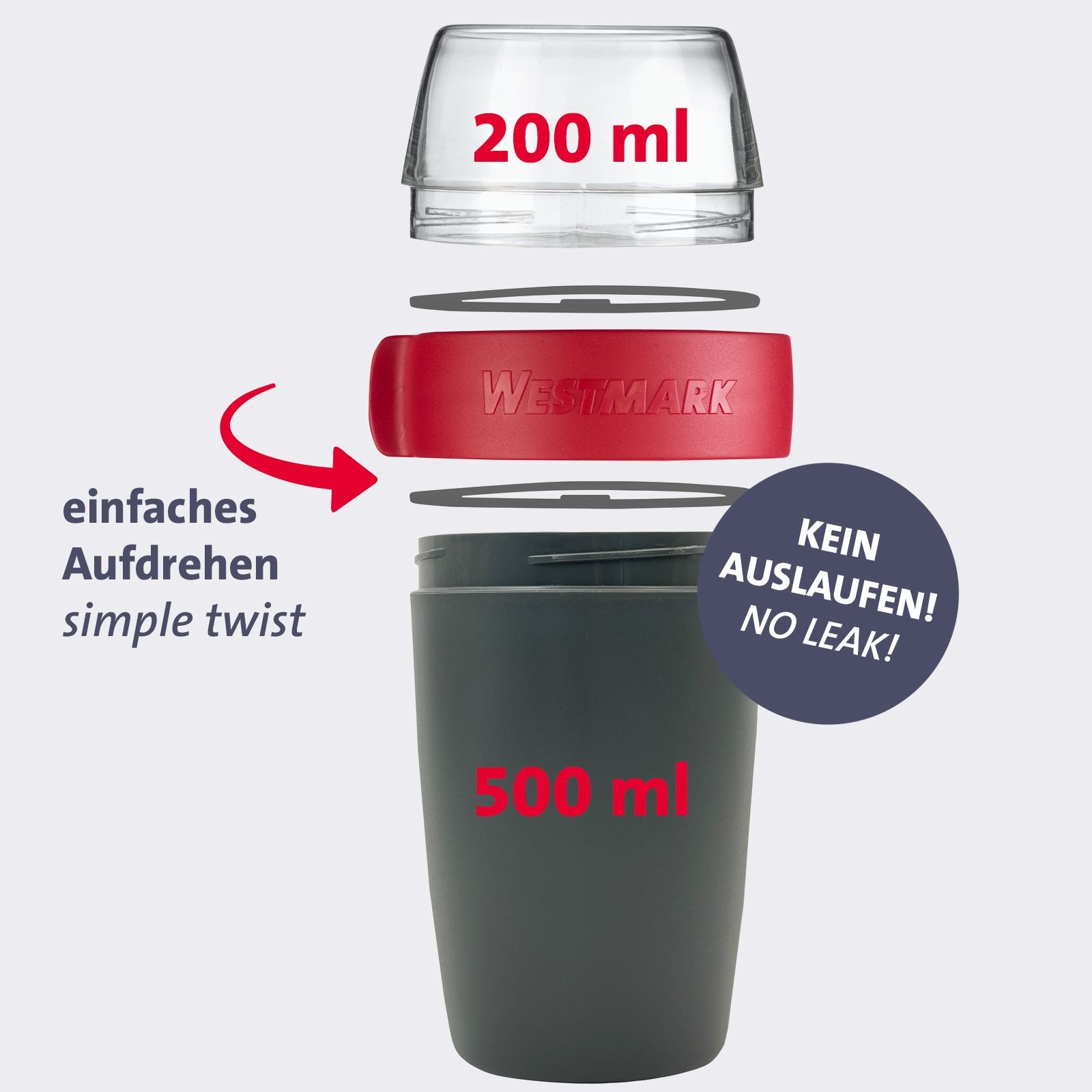 WESTMARK Müslibox, (1 tlg.), 700 ml
