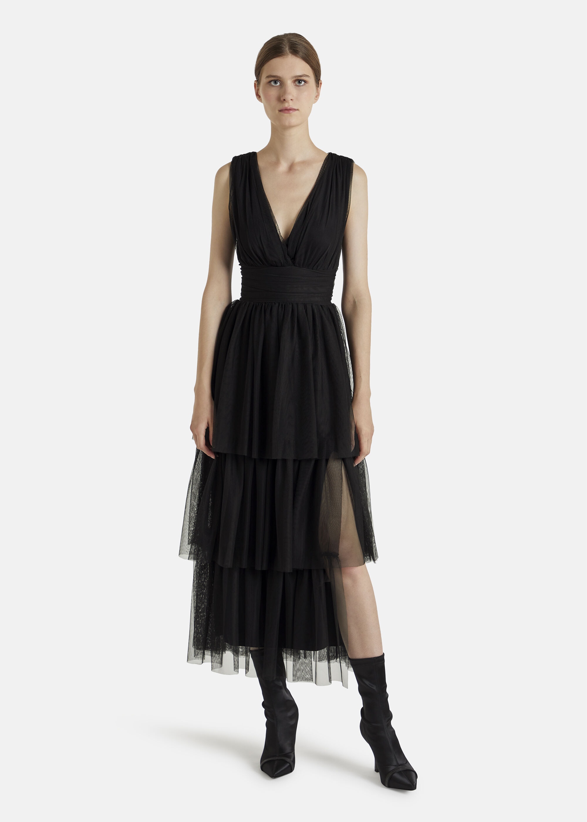 Nicowa Volantkleid »Nicowa Volantkleid BALINO« Ohne Taschen aus Tüll