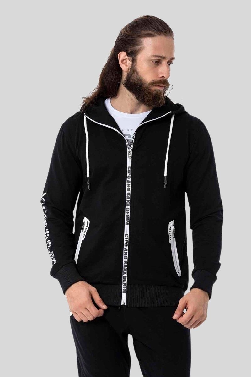 Cipo & Baxx Trainingsanzug »HOMEWEAR«, mit Allover-Musterung