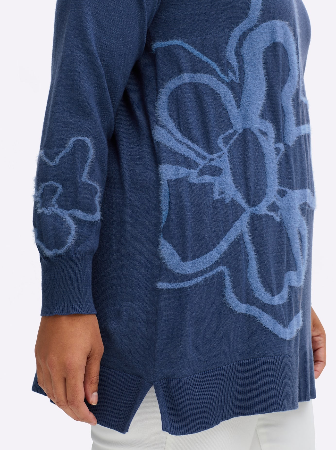 Sheego Jacquardpullover »Pullover«