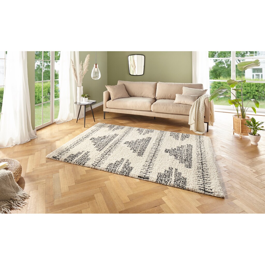 HANSE Home Hochflor-Teppich »Sagar«, rechteckig