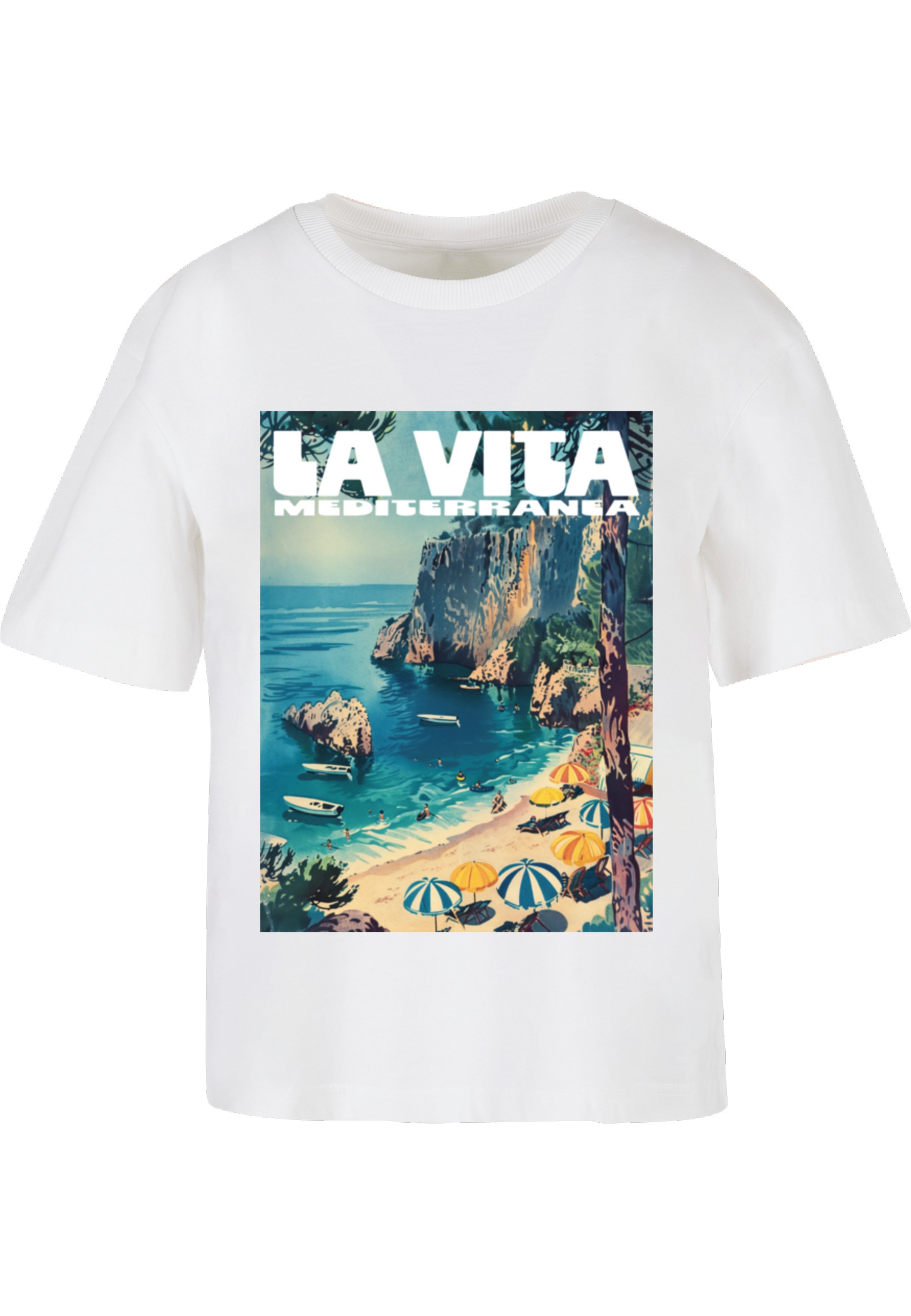 Miss Tee T-Shirt "Miss Tee Vita Mediterranea Tee" 1 Stk. günstig online kaufen