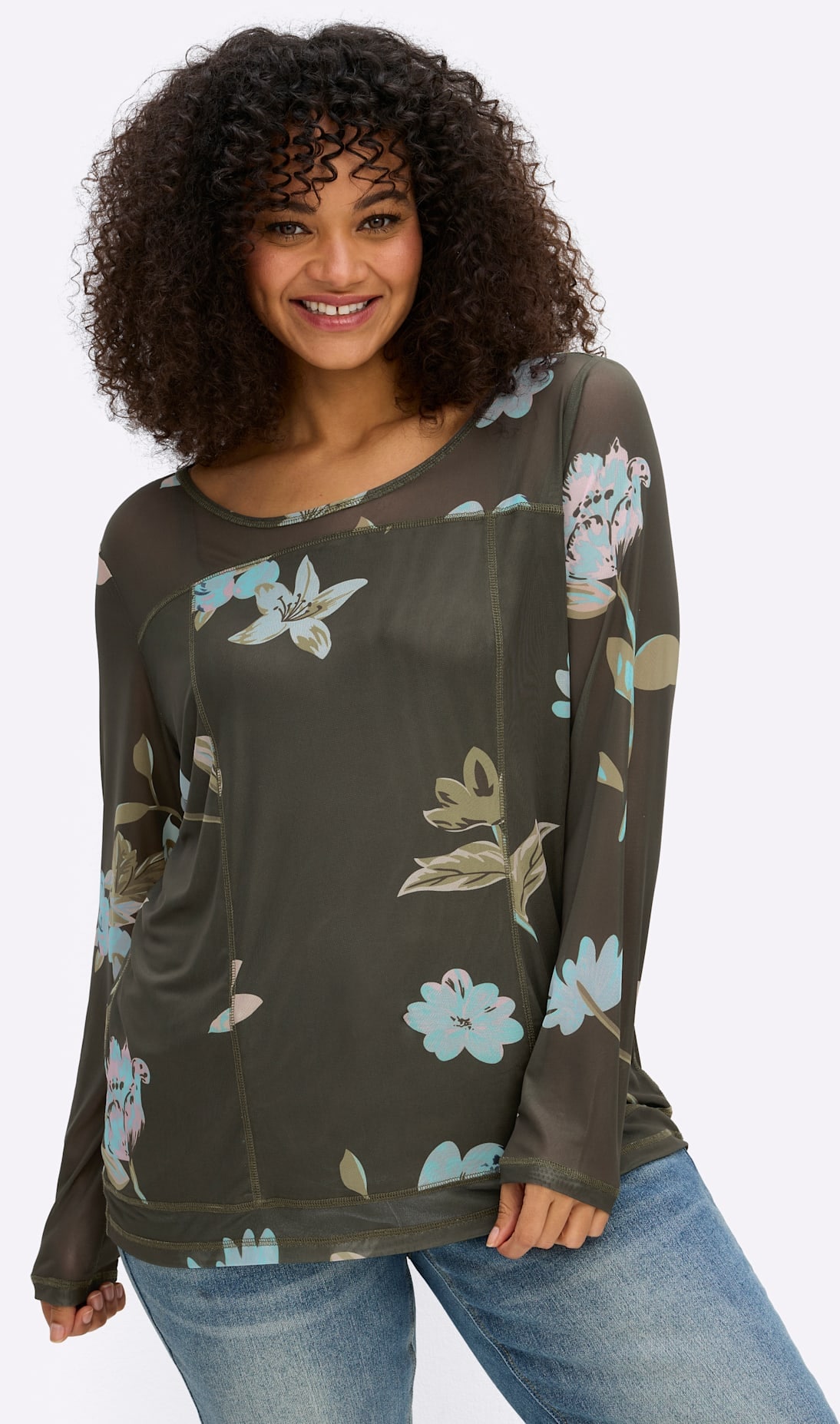 sheego by Joe Browns Langarmshirt "Langarm-Shirt" 1