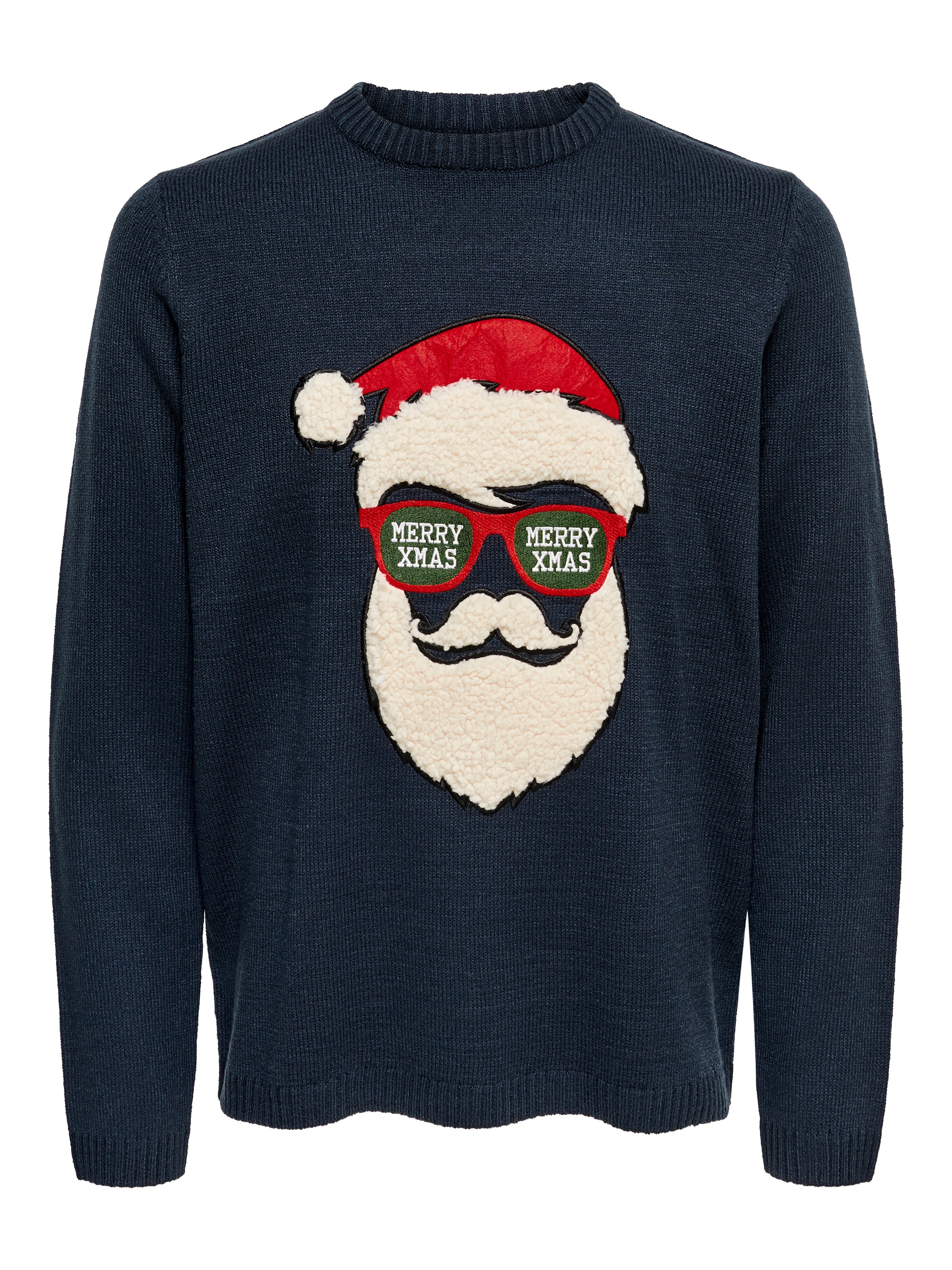 ONLY & SONS Strickpullover "ONSXMAS 7 FUNNY BADGE JAQUARD KNIT CS" günstig online kaufen