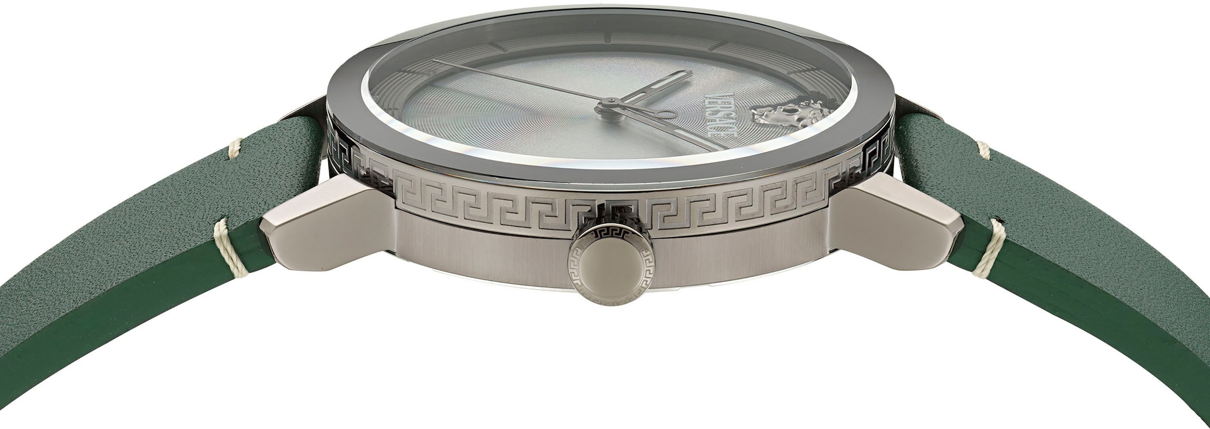 Versace Quarzuhr »V-HELIX«, Armbanduhr, Herrenuhr, Swiss Made, Saphirglas, Lederarmband, analog