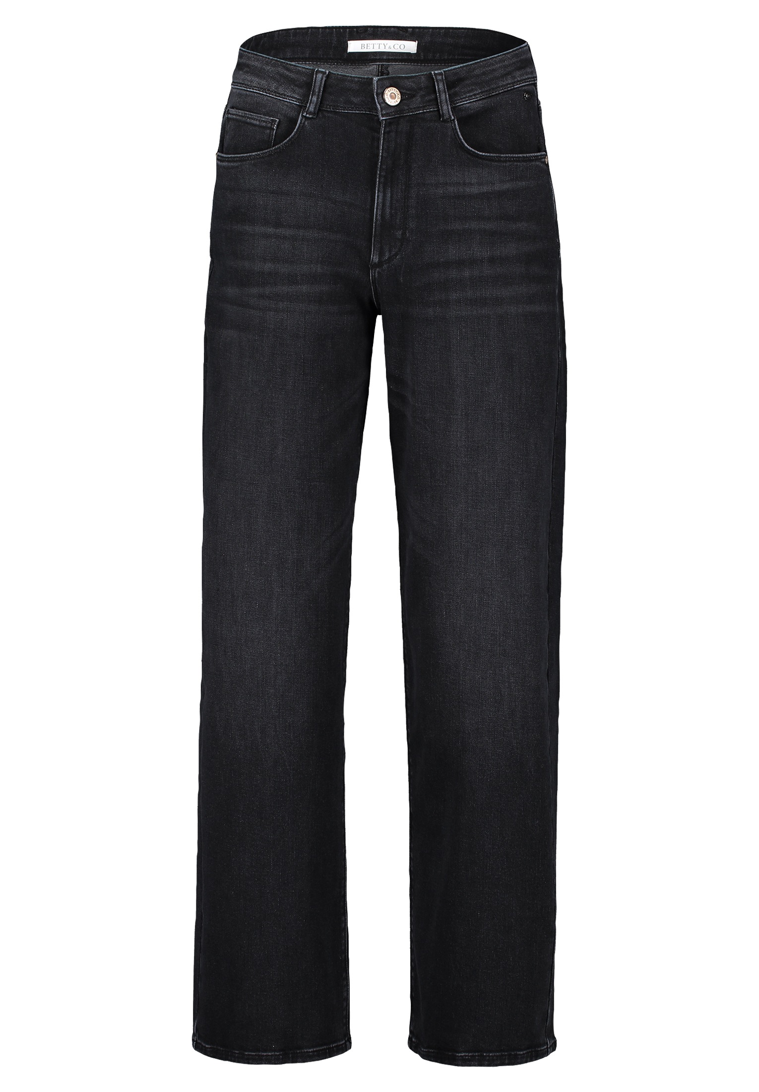 Betty&Co High-waist-Jeans "Betty & Co High Waisted-Jeans mit weitem Bein" günstig online kaufen
