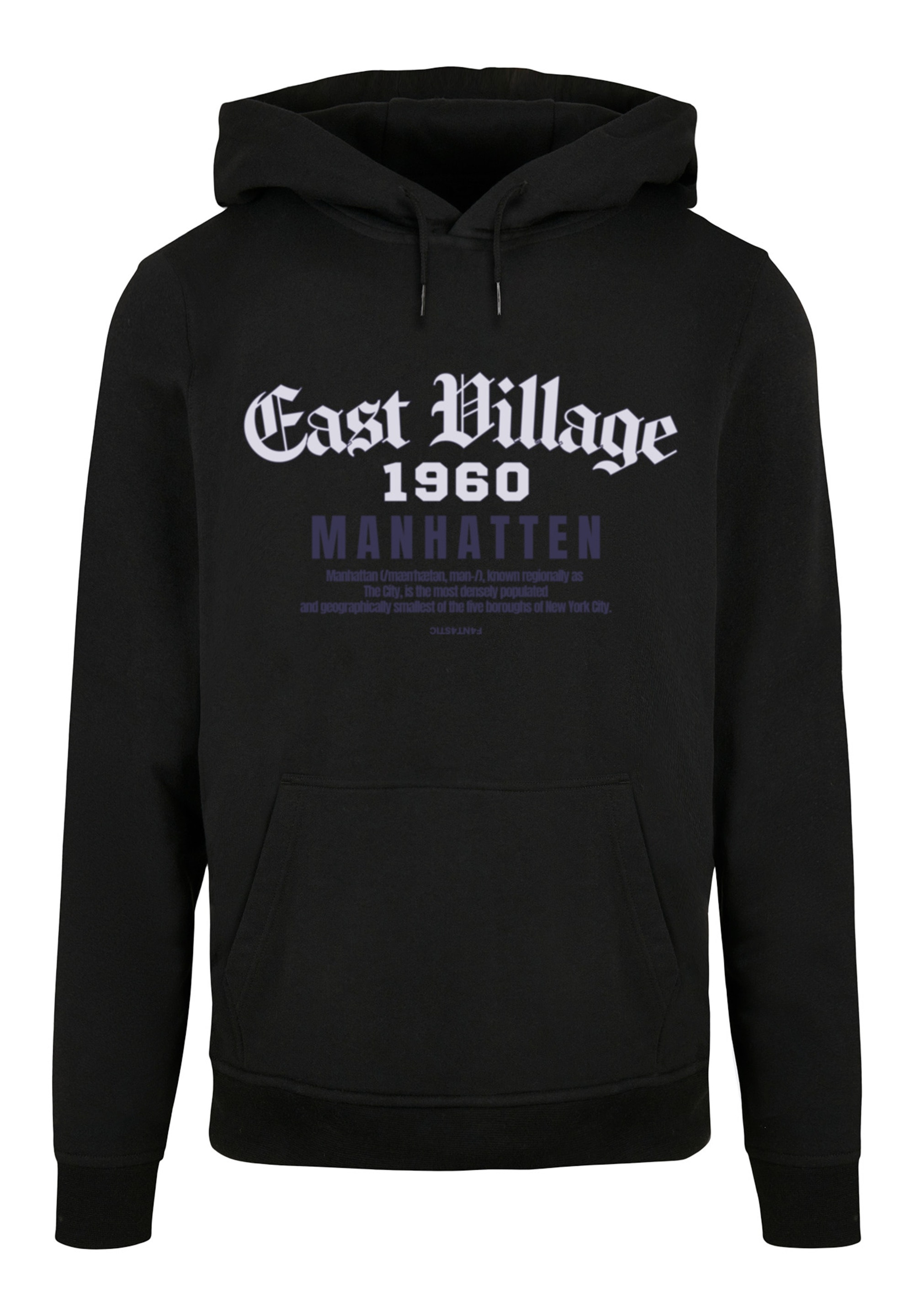 F4NT4STIC Kapuzenpullover "East Village Manhatten HOODIE", Print günstig online kaufen