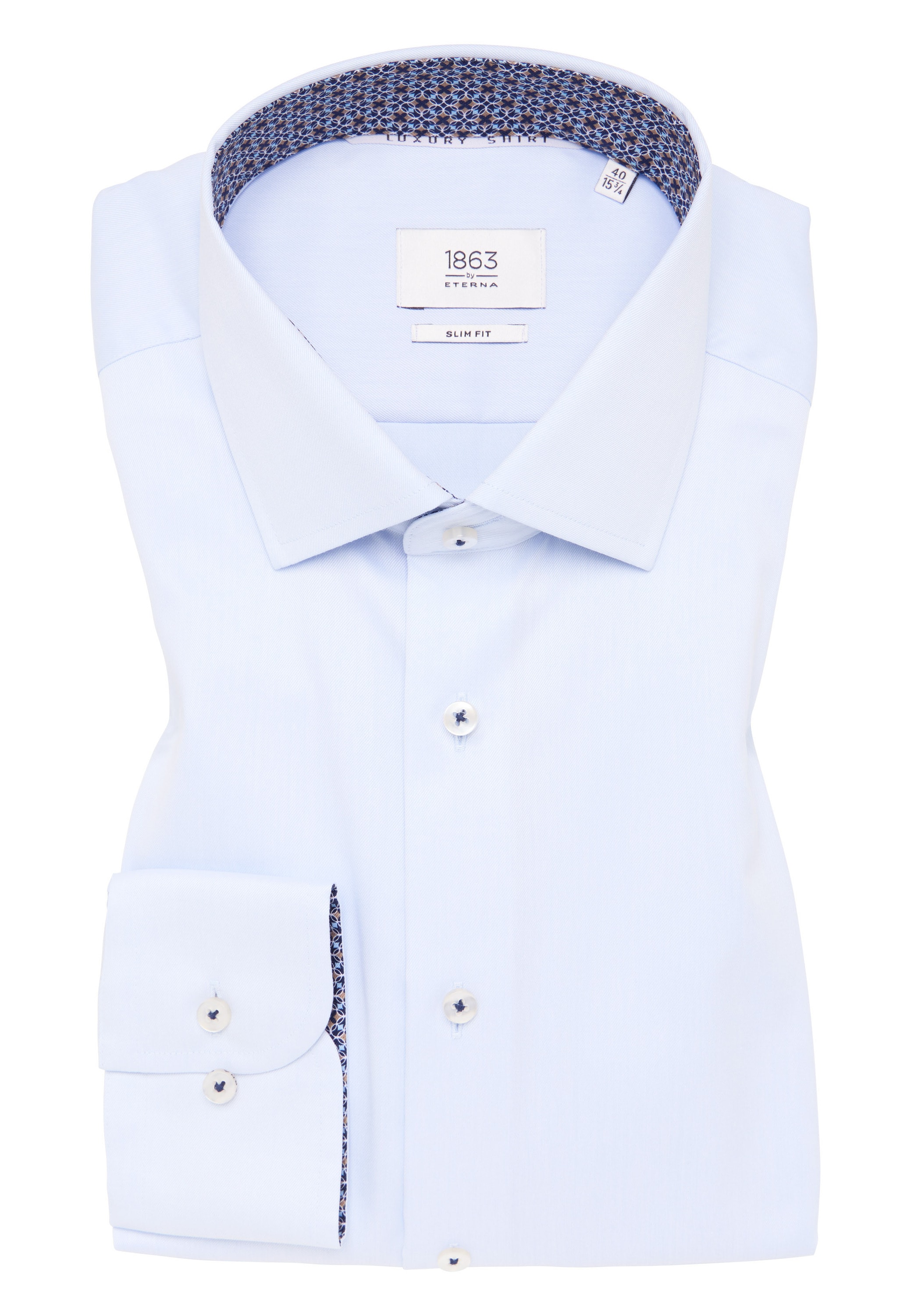 Eterna Langarmhemd »SLIM FIT«, NON IRON (bügelfrei)