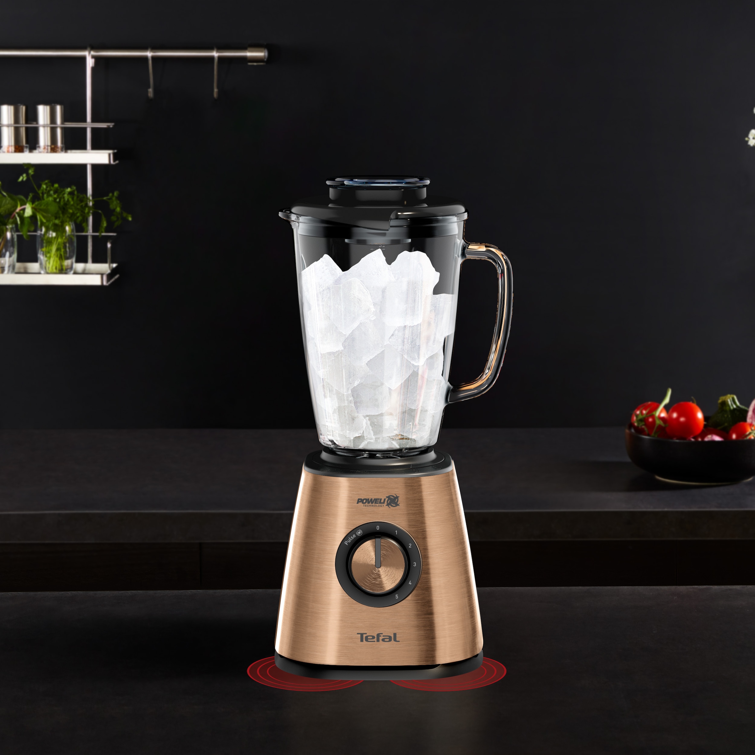 Tefal Standmixer »BL439G Coppertinto« 800 W 1,75 L Fassungsvermögen, stoßfestes Thermoglas