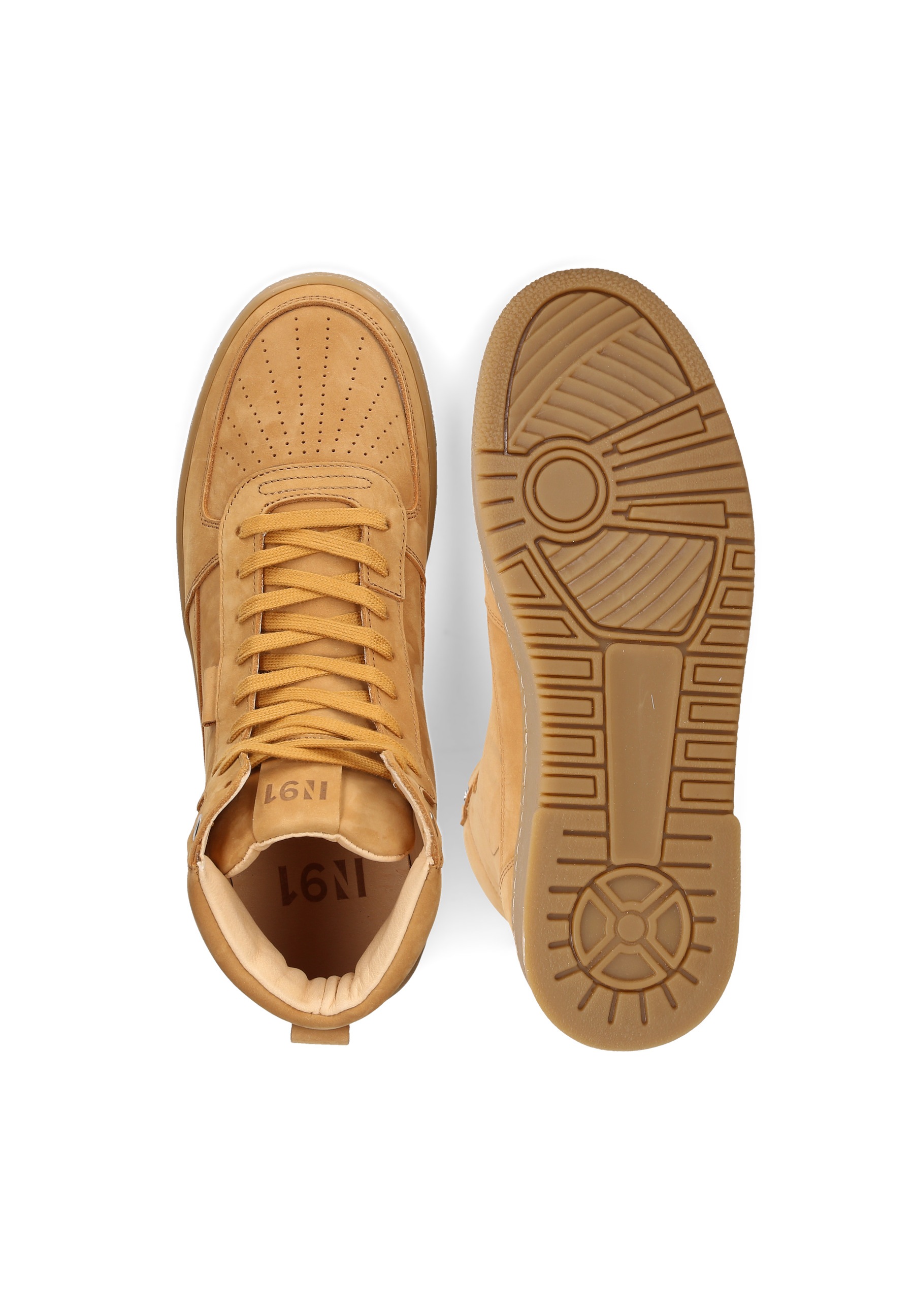 N91 Sneaker »Bball Hi M AN«  Halbschuh Leder handgefertigt, sportlicher Freizeitschuh Herren