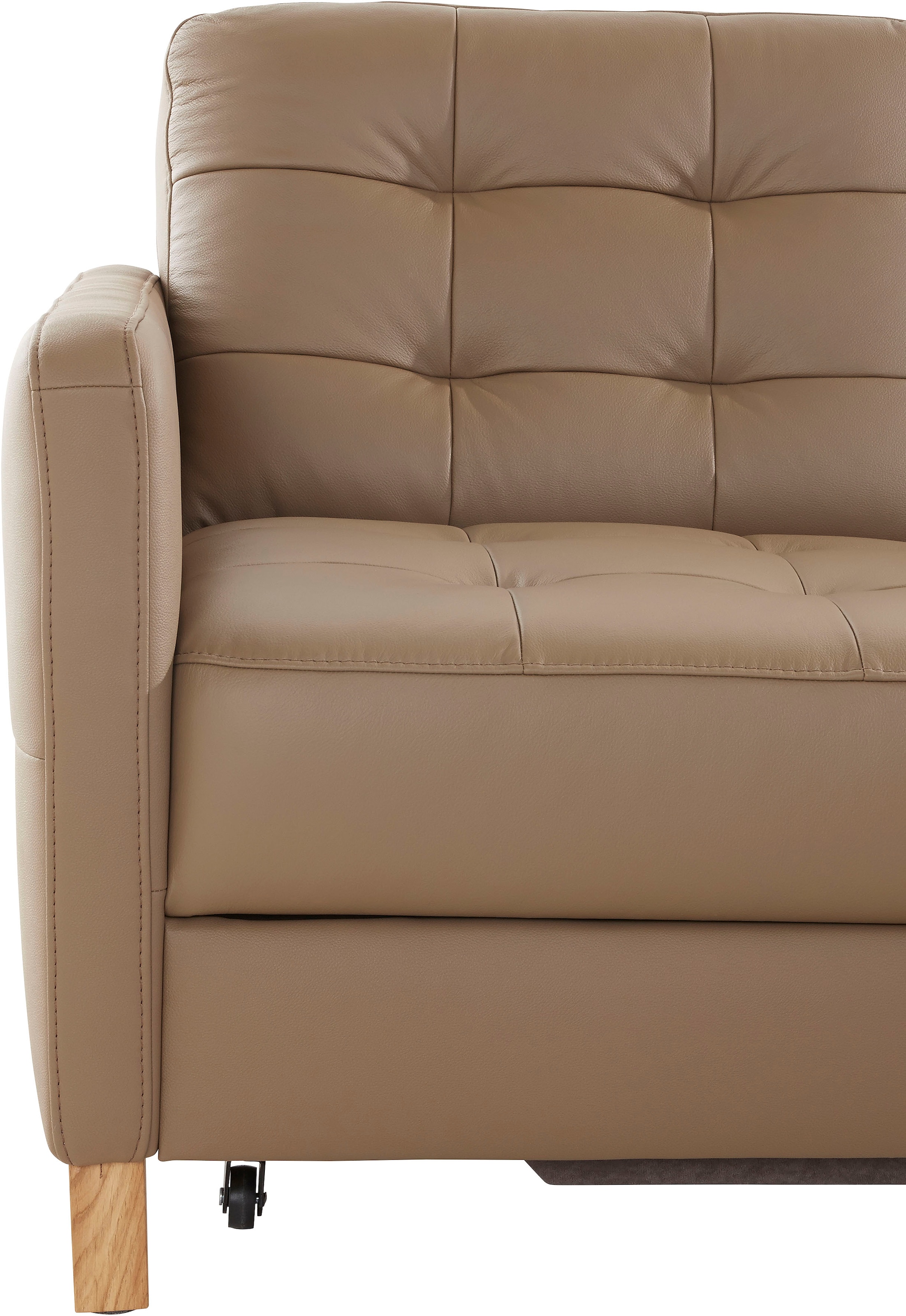 exxpo - sofa fashion Ecksofa »Elio, kompakt und komfortabel, bequem und zeitloses Design, L-Form«, wahlweise mit Bettfunktion