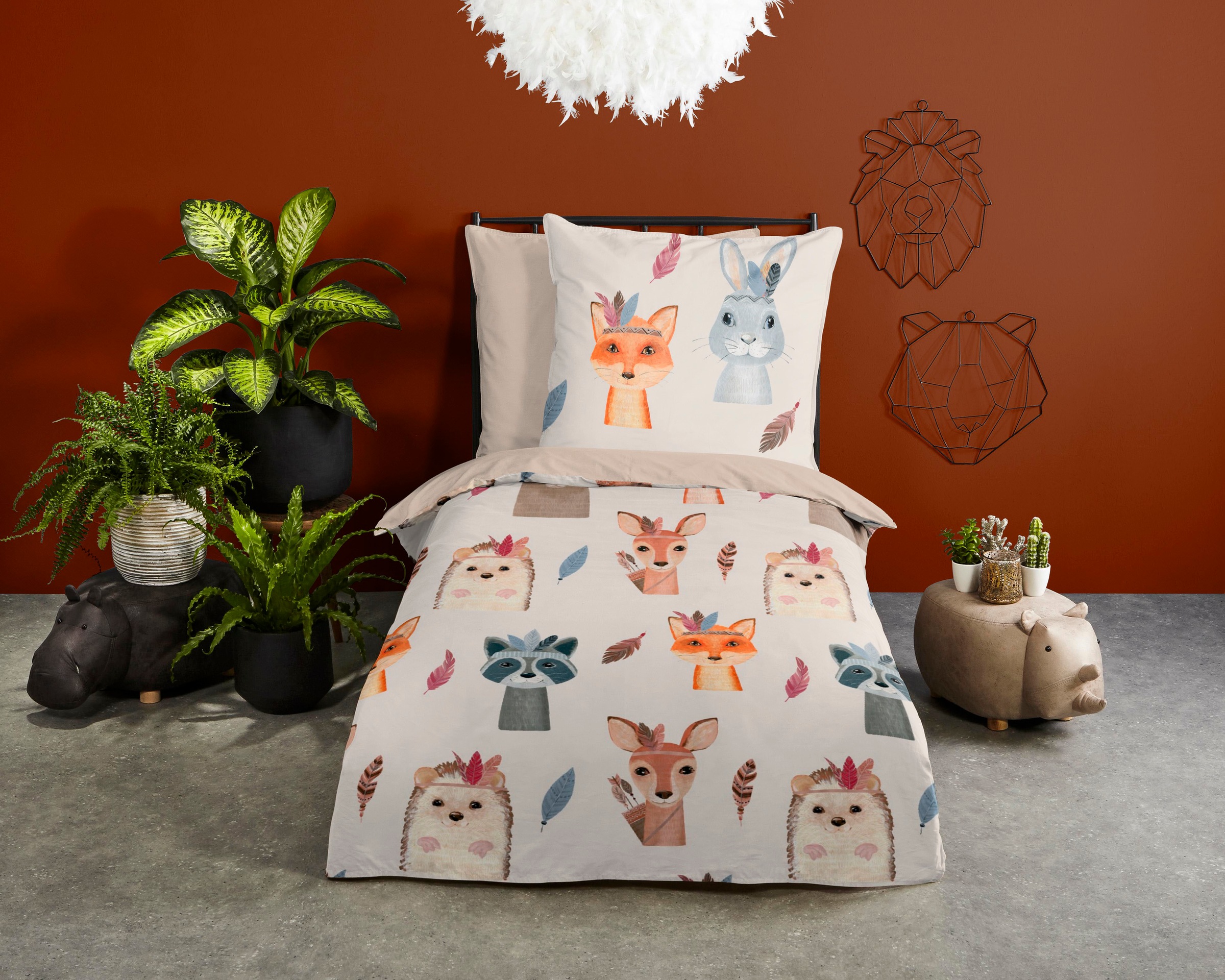 good morning Kinderbettwäsche "Rave" 2 Stk. tlg. Baumwolle, 135x200, Reißve günstig online kaufen