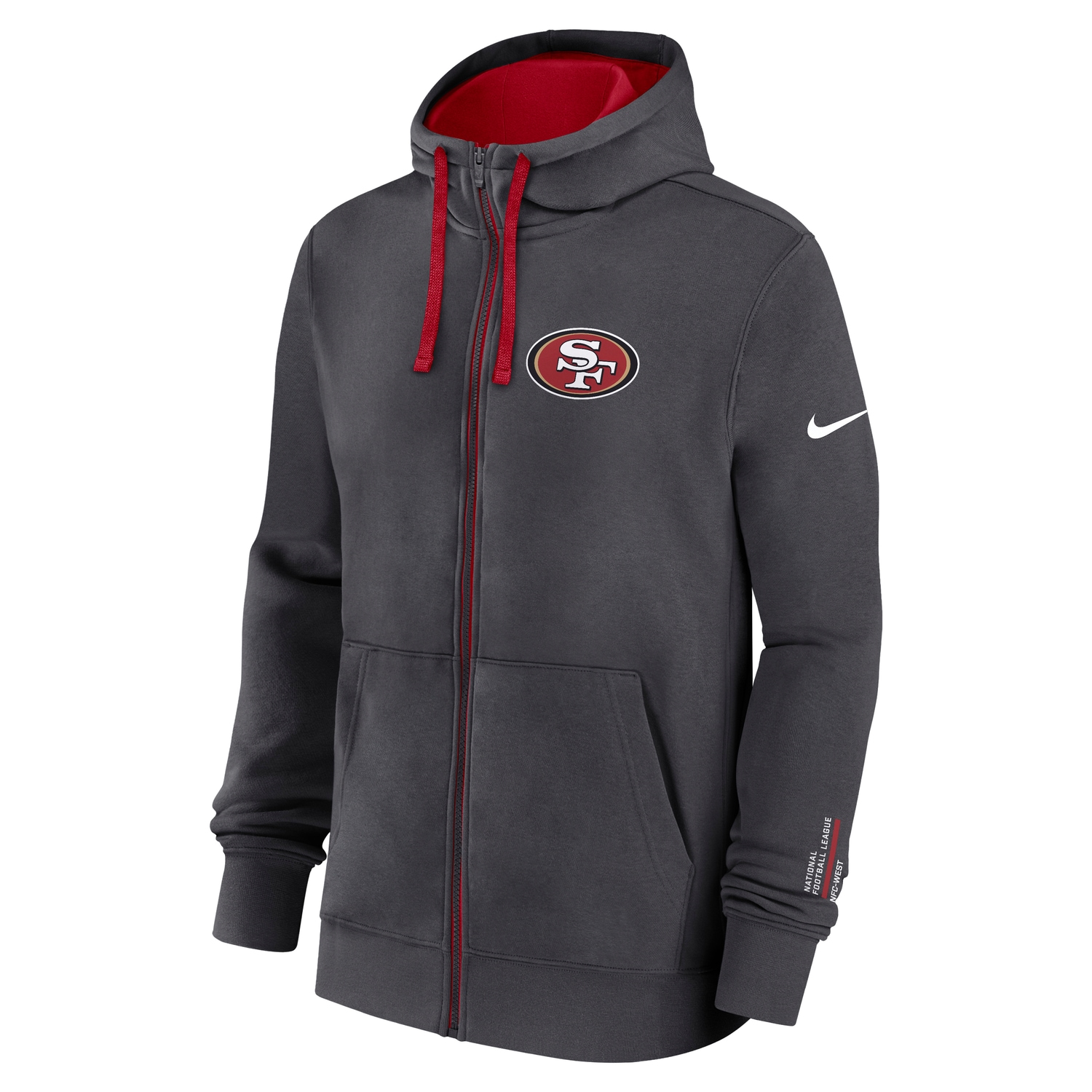 Nike Kapuzenpullover »Nike Hoodie San Francisco 49ers Nike Club FZ«