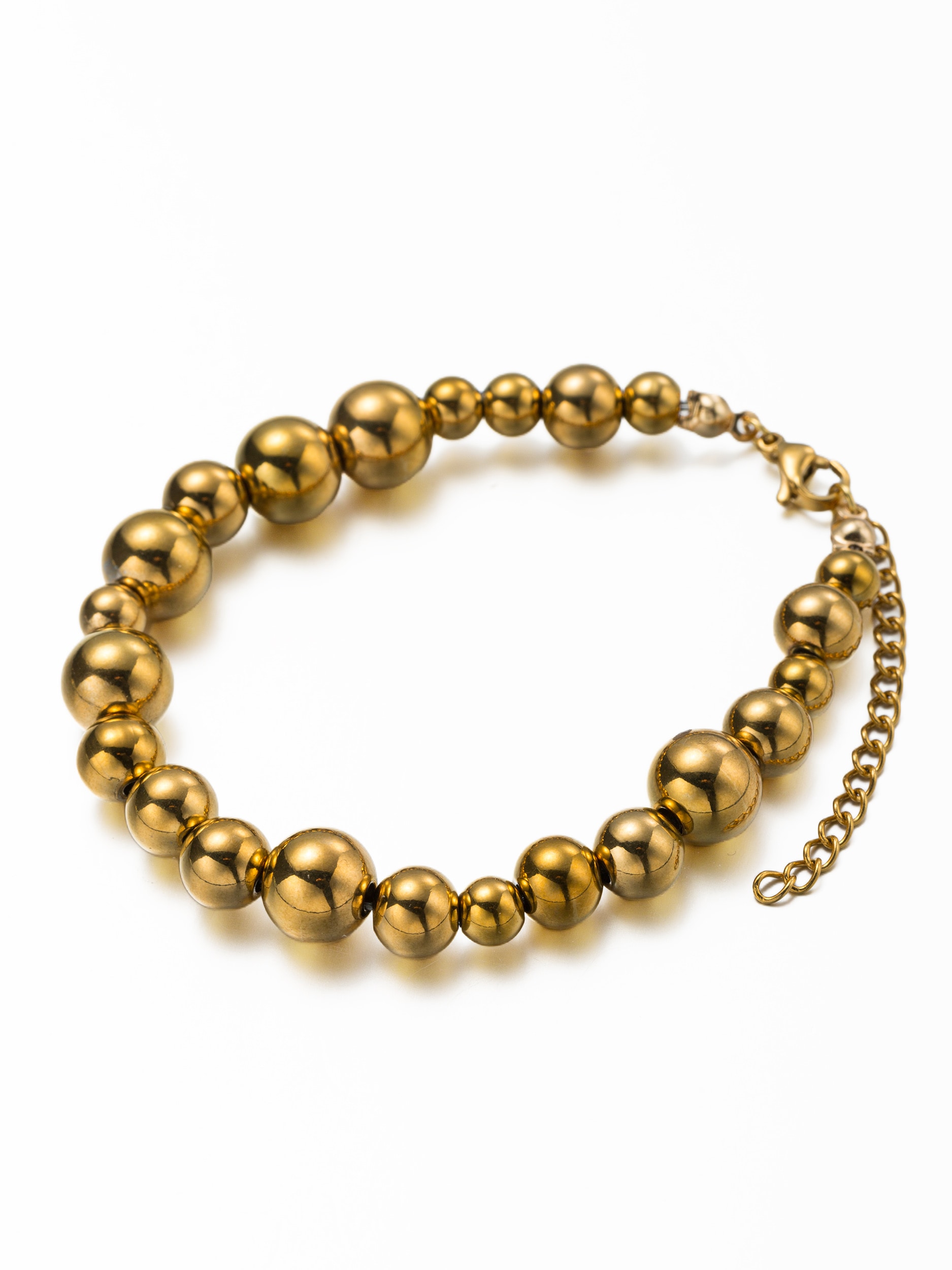 Aniston JEWELRY & WATCHES Armband »Schmuck Geschenk Edelstahl Armschmuck Armkette Kugeln« Made in Germany