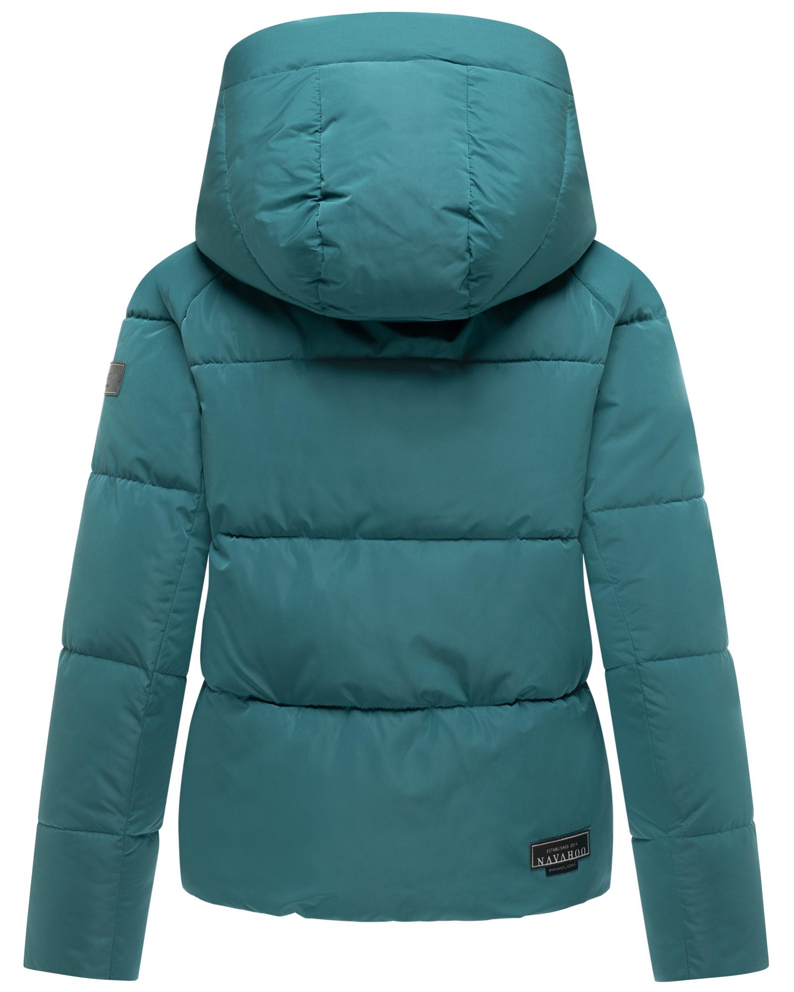 Navahoo Steppjacke »Frostherz XIV« mit Kapuze Kurze gesteppte Damen Winterjacke mit abnehmbarer Kapuze