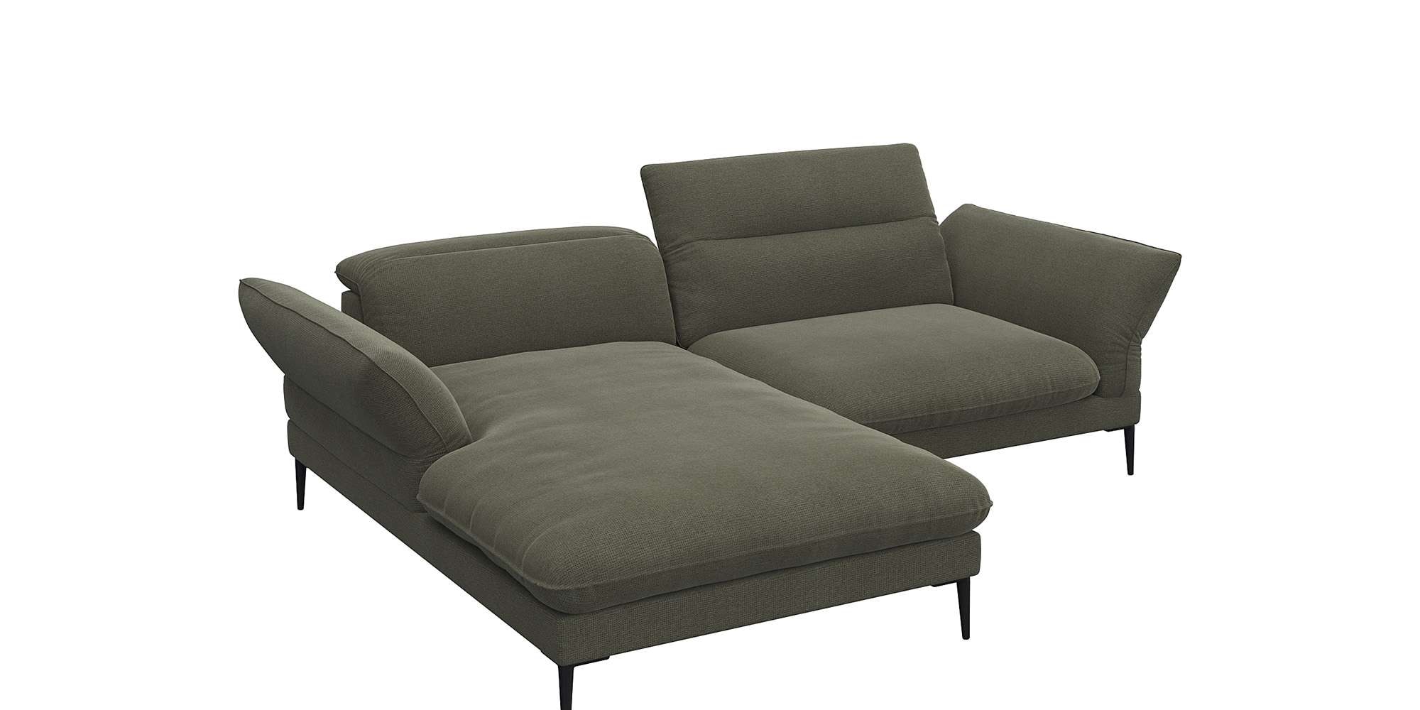 Ecksofa »Salino, Funktionssofa mit Recamiere, Relaxsofa, Ecksofa«, Sofa mit Arm- und...