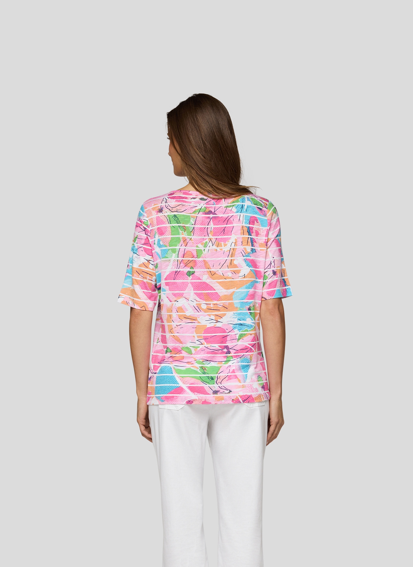 Rabe T-Shirt, mit floralem Muster