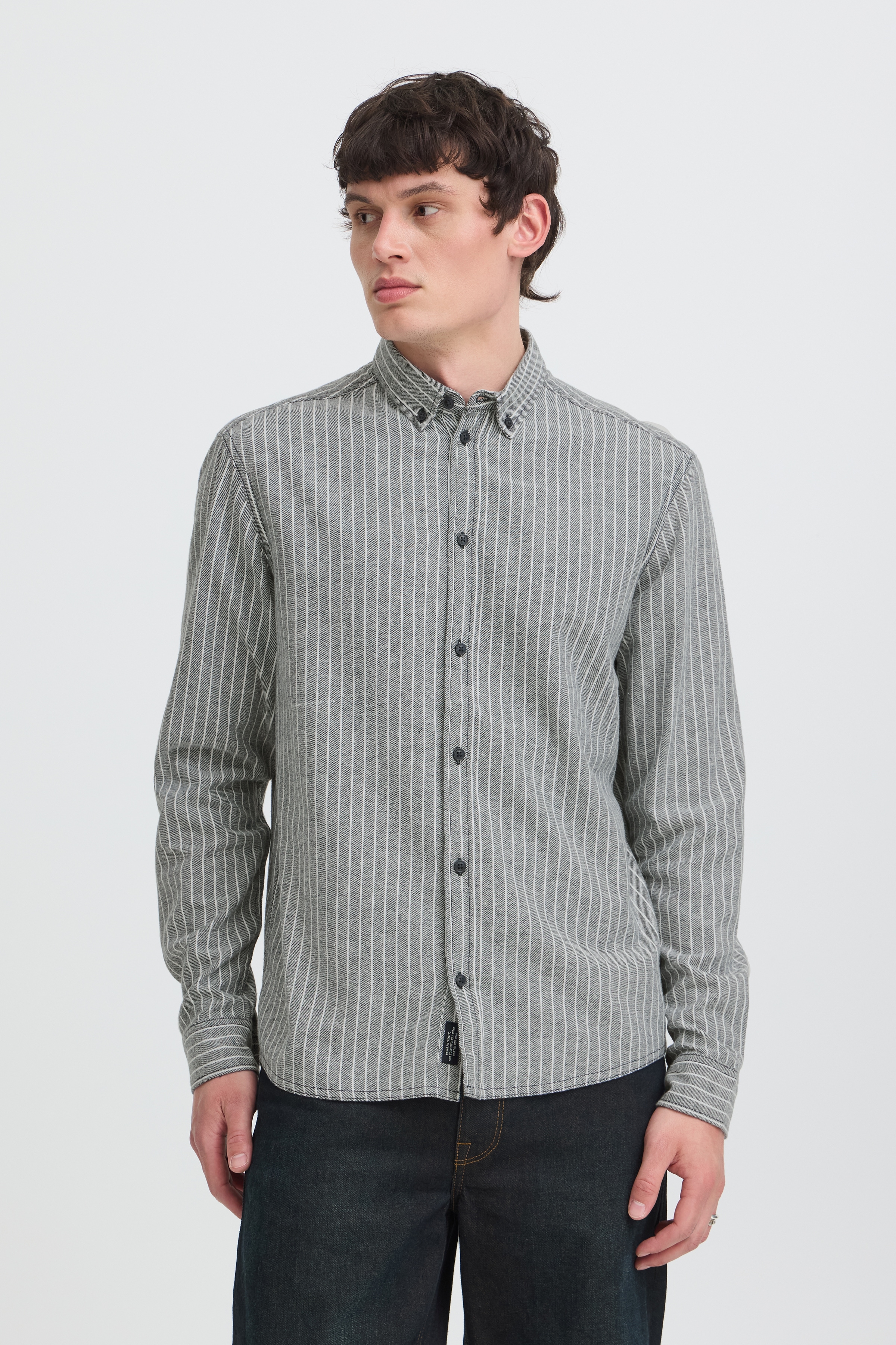 Blend Langarmhemd "BHCHARLIE SHIRT" Baumwolle, regular fit