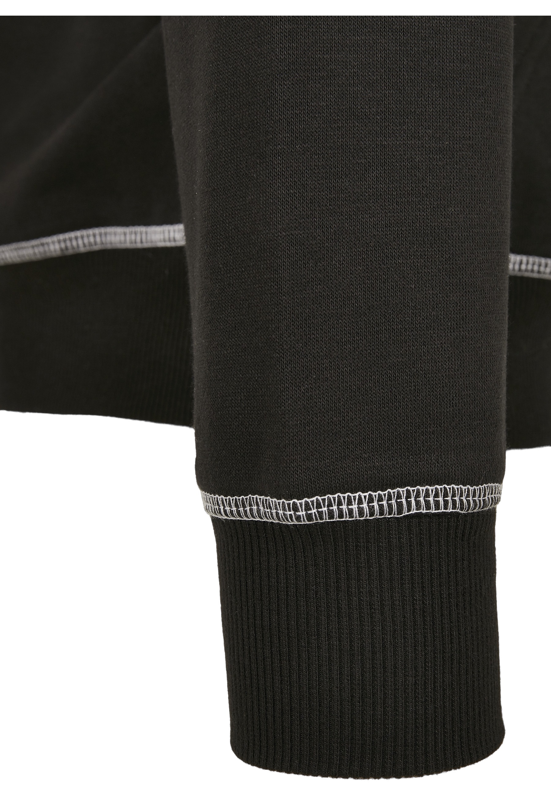 URBAN CLASSICS Rundhalspullover »Urban Classics Herren Contrast Stitching Hoody« 1 Stk.