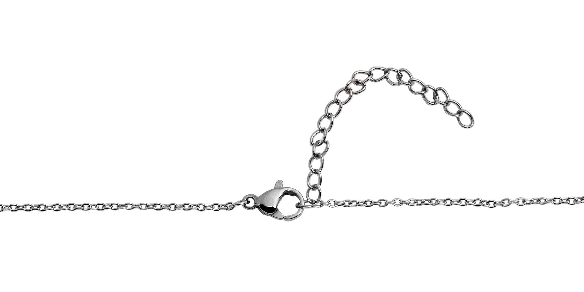 Adelia´s Kette ohne Anhänger »Damen Halskette – Ankerkette Kreuz aus Edelstahl 43 cm« Zum Verschenken – passend für viele Anlässe